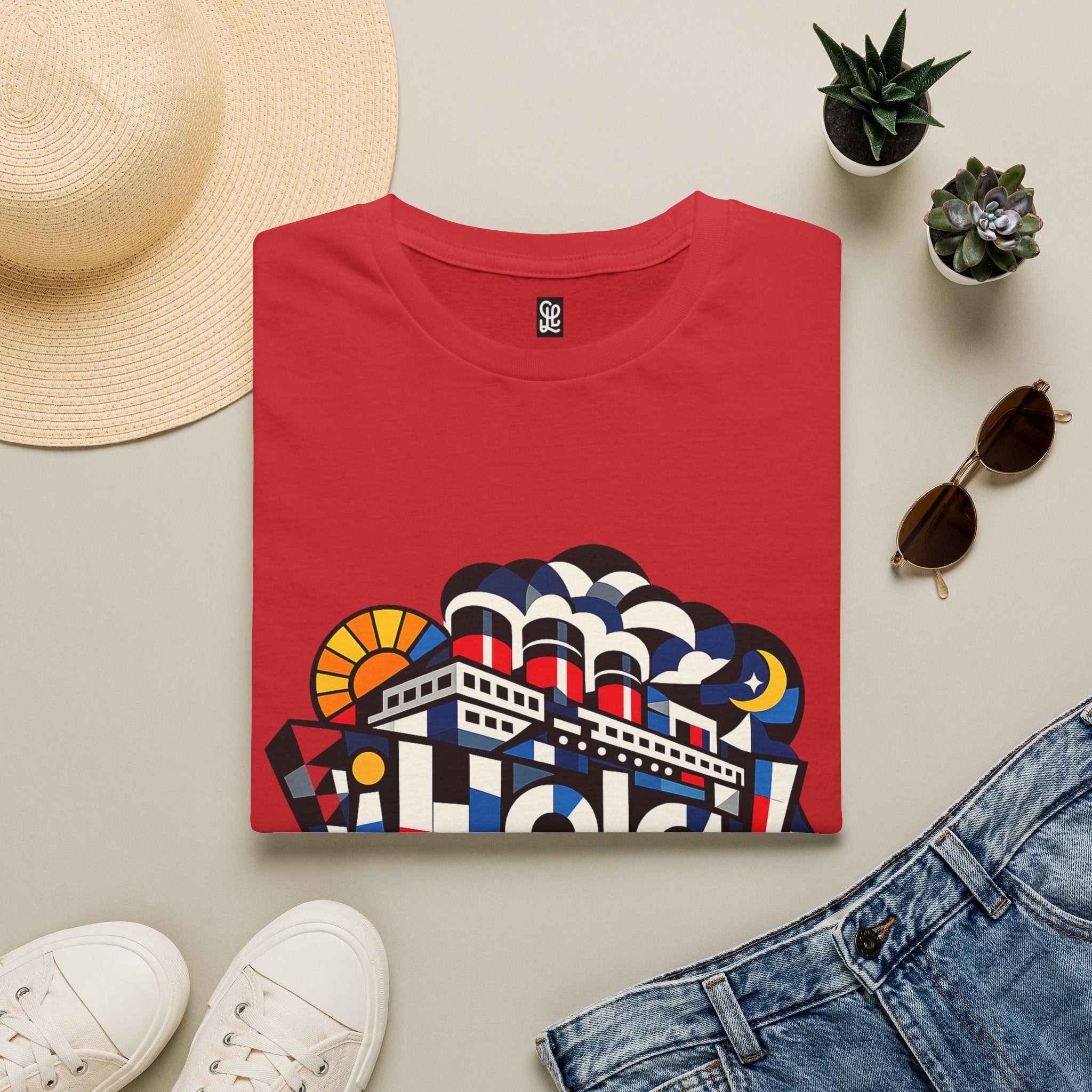 oryggy Originals Summer line T-Shirt — Retro Nautical Cruise Graphic "¡Hola!" Tee