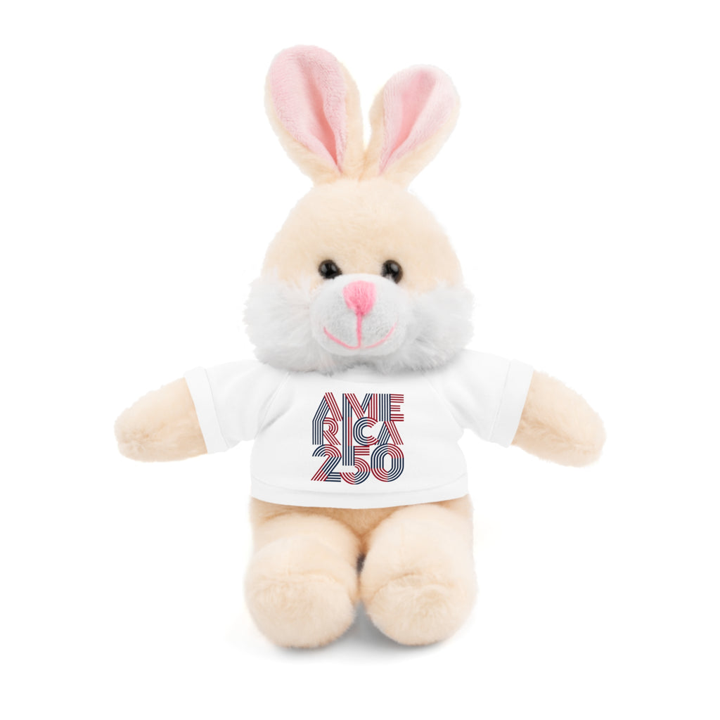 America 250 Teddy Bear plush | Patriotic stuffed animal with tee