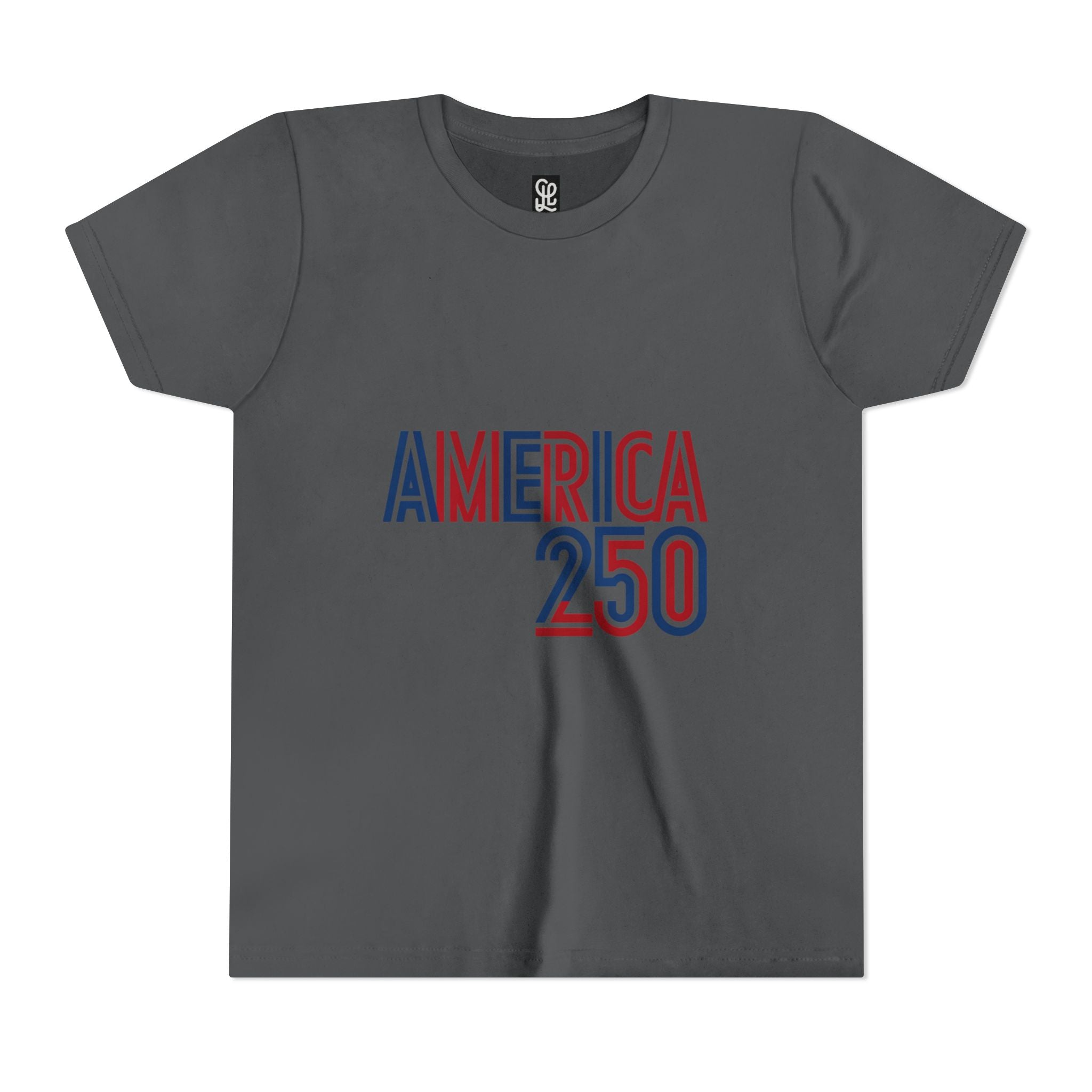 America 250 Youth Tee | Patriotic USA Flag Independence Day