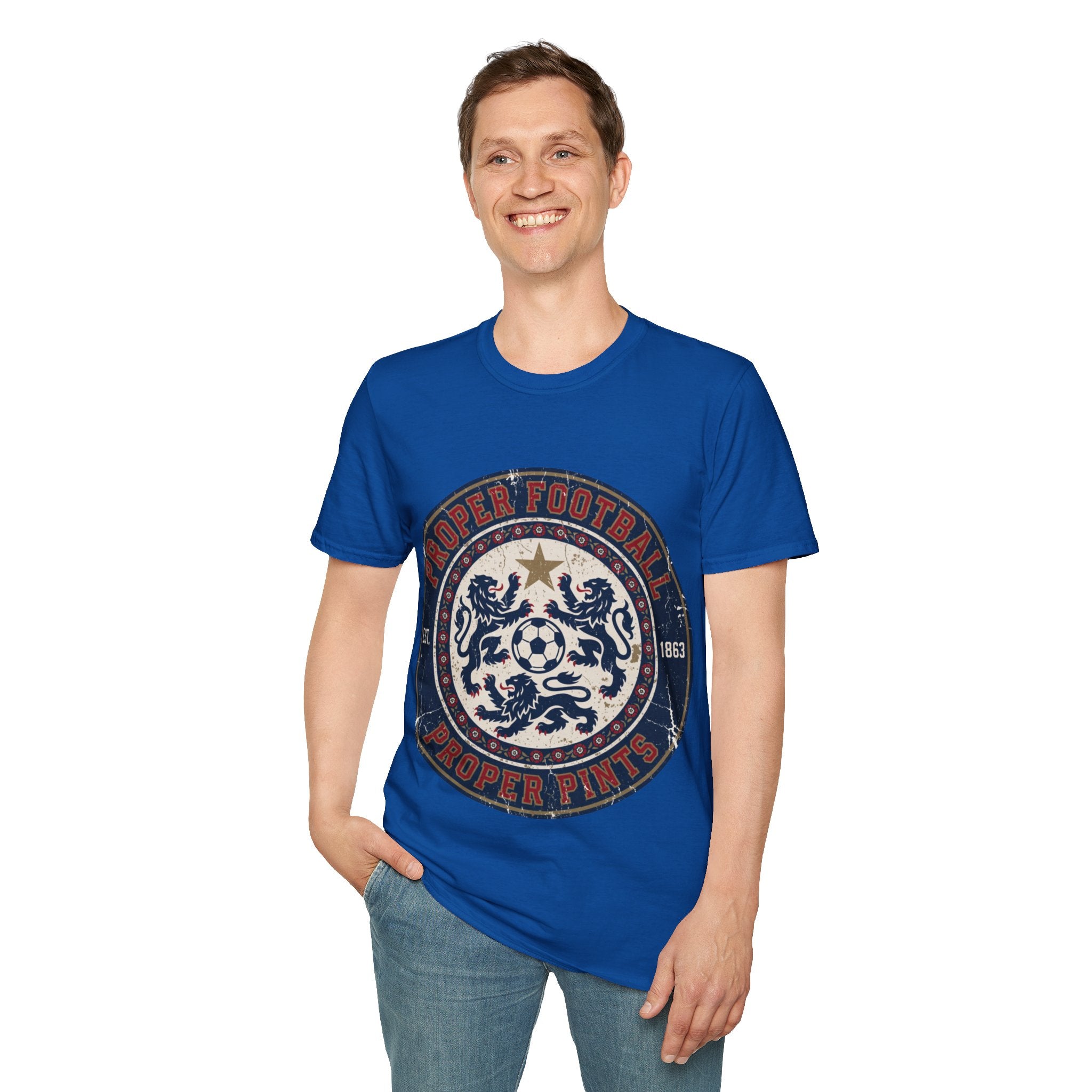 FIFA World Cup 2026 Proper Football Soccer Graphic Tee — oryggy Vintage Crest Shirt