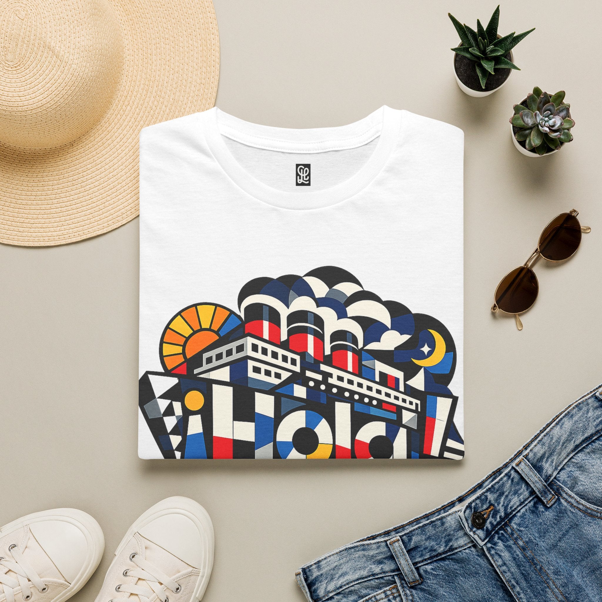 oryggy Originals Summer line T-Shirt — ¡Hola! Retro Nautical Cruise Ship Graphic