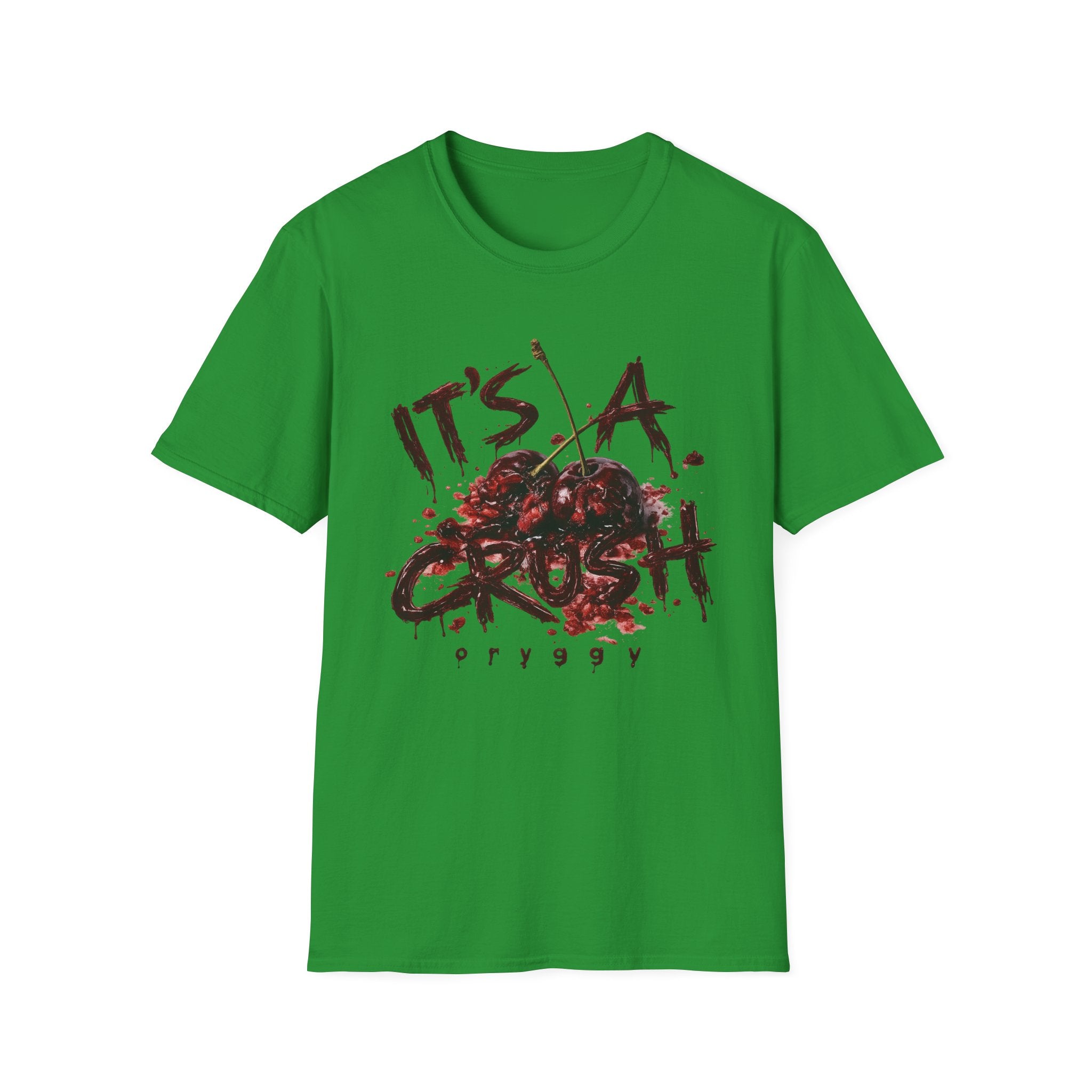 oryggy Originals Summer line T-Shirt — "It's a Crush" Cherry Graphic Tee