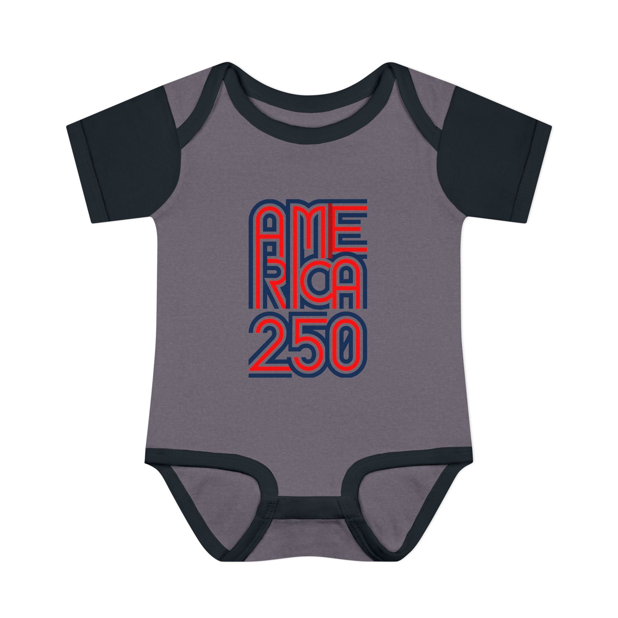 America 250 Personalized Infant Bodysuit | USA Flag