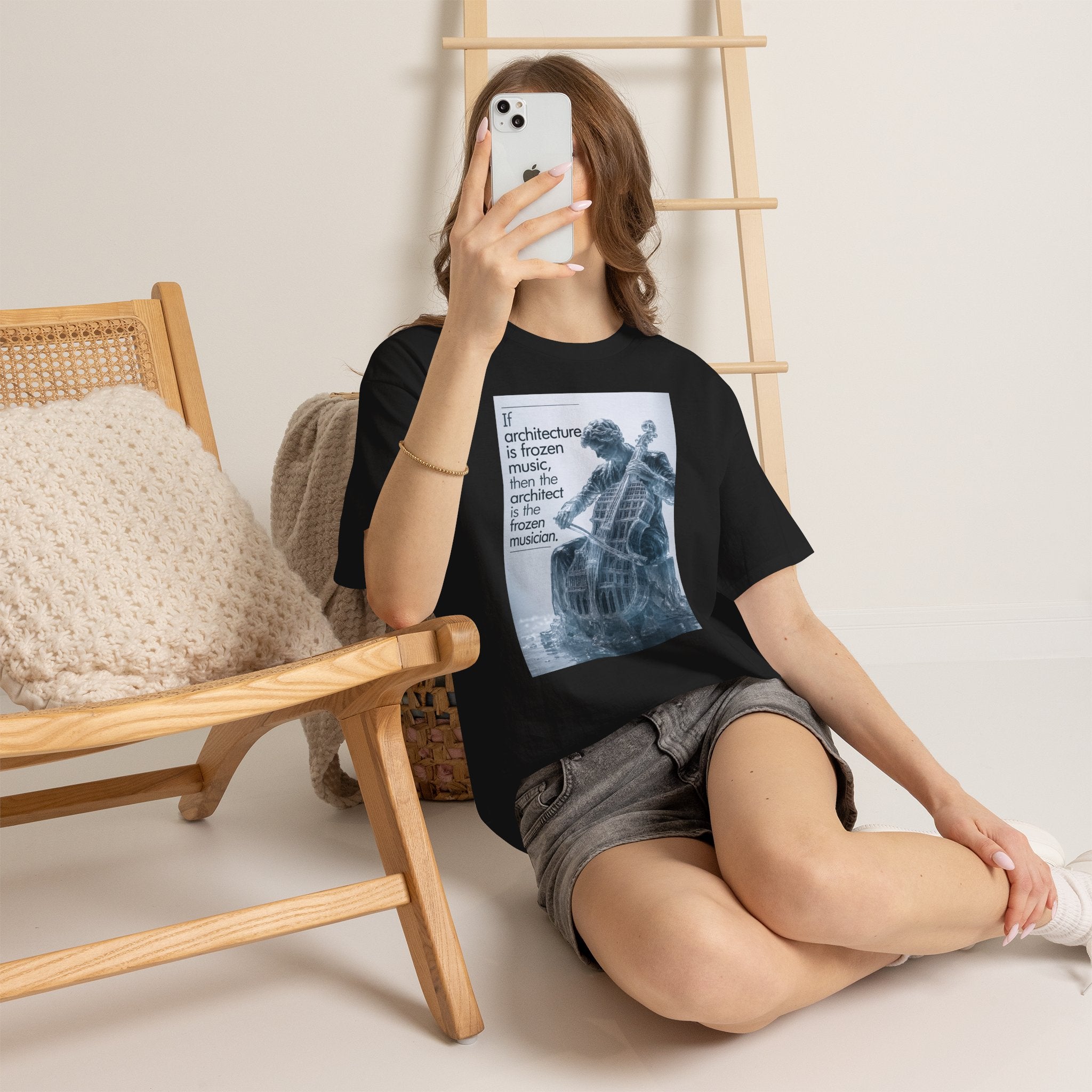 oryggy Originals Summer line "If architecture is frozen music" Graphic Tee