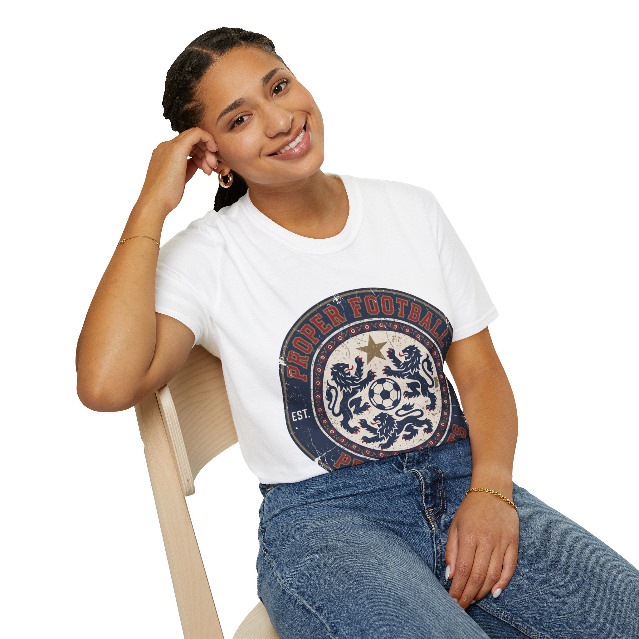 FIFA World Cup 2026 Proper Football Soccer Graphic Tee — oryggy Vintage Crest Shirt