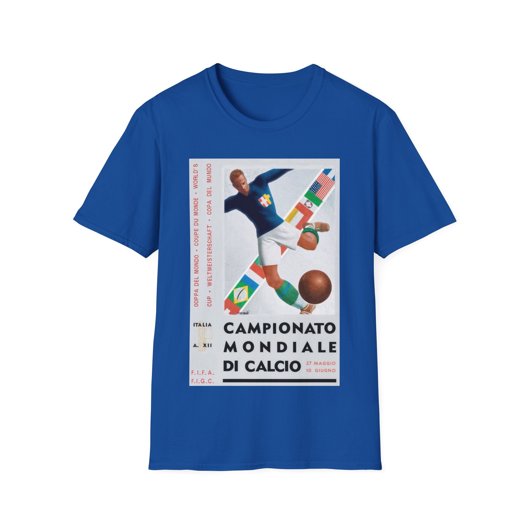 FIFA World Cup 2026 World Cup Soccer T-Shirt — Campionato Mondiale di Calcio 1934 Tee
