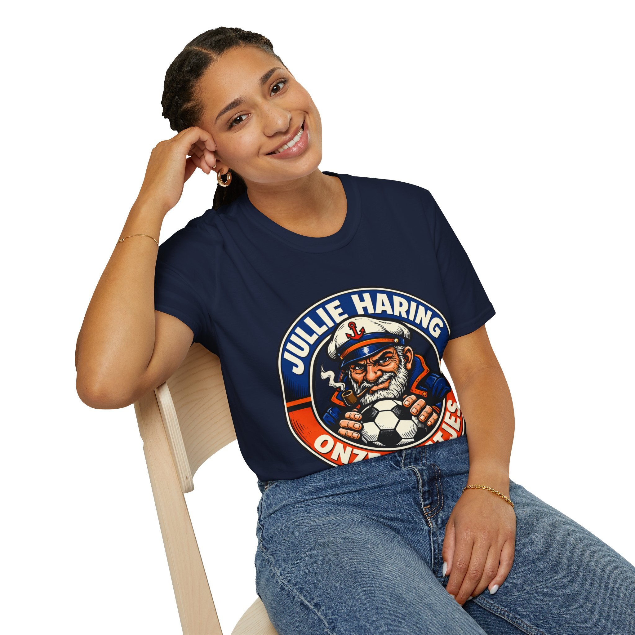 FIFA World Cup 2026 Dutch T-Shirt — 'Jullie Haring Onze Maatjes' Sailor Graphic Tee