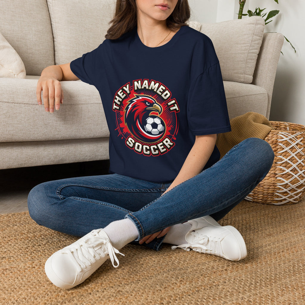 FIFA 2026 Soccer Eagle T-Shirt — "They Named It Soccer" Vintage Soccer Graphic Tee