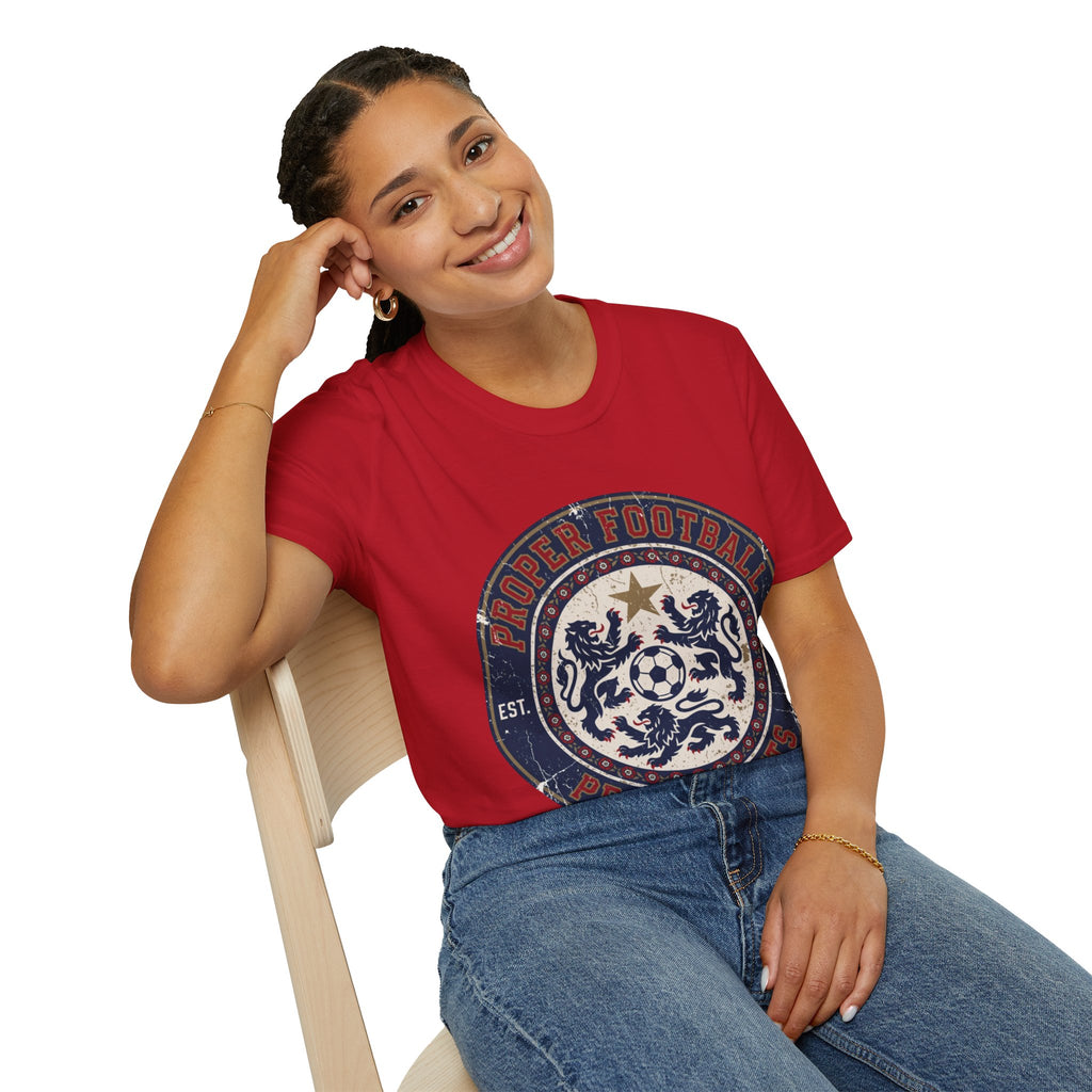 FIFA World Cup 2026 T-Shirt — oryggy "Proper Football" Vintage Crest Tee