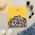 oryggy Originals Summer lin T-Shirt — ¡Hola! Retro Nautical Cruise Ship Graphic
