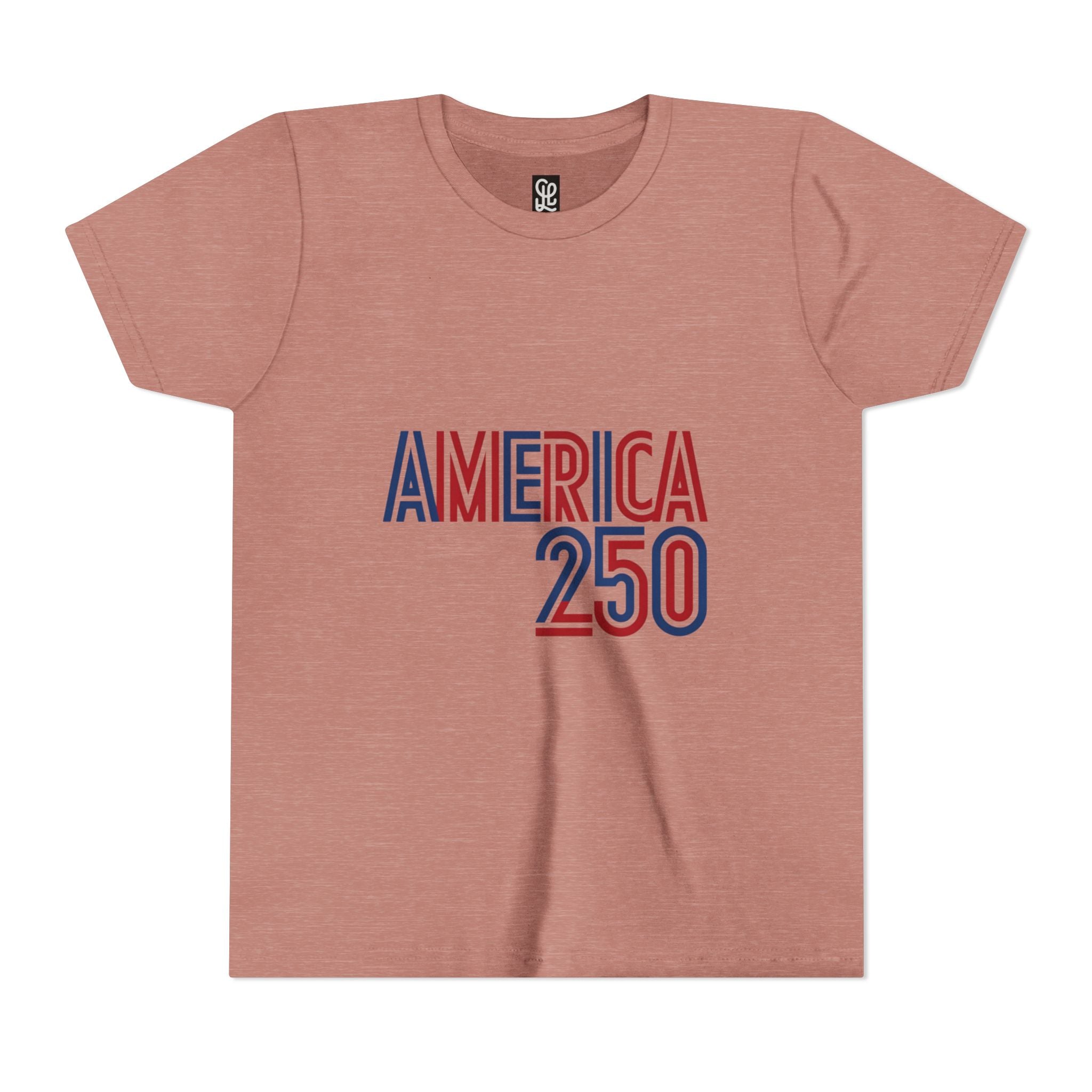 America 250 Youth Tee | Patriotic USA Flag Independence Day