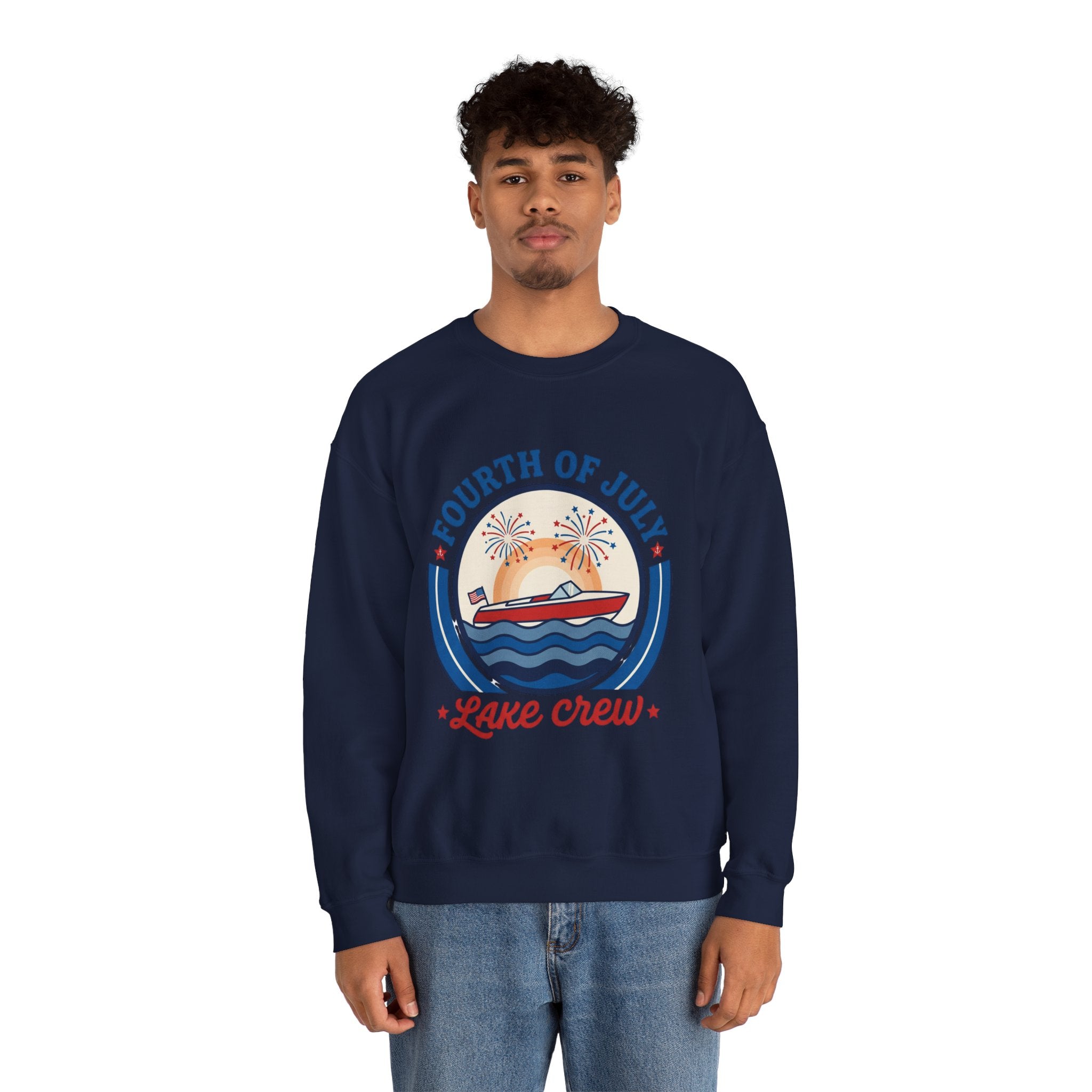 oryggy - america-250-unisex-heavy-blend™-crewneck-sweatshirt - Vintage Patriotic Apparel