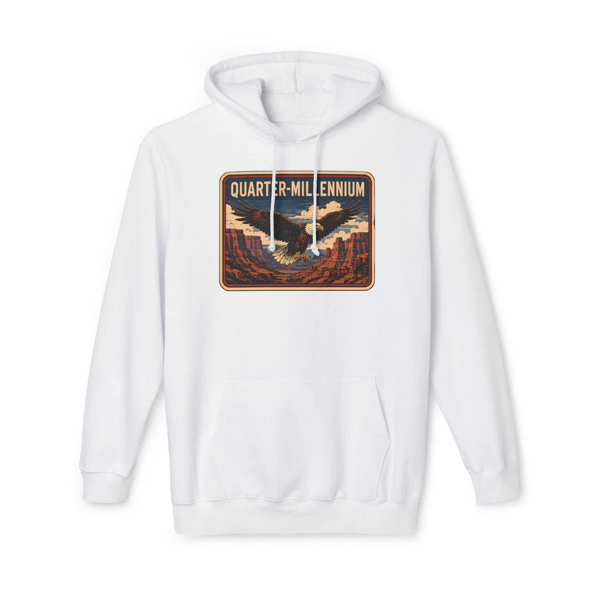 America 250 Quarter-Millennium Vintage Landscape Hoodie — Made in USA
