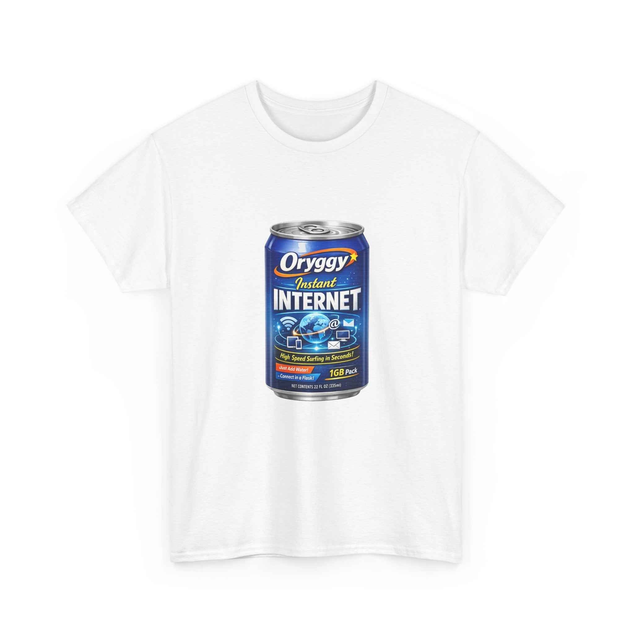 oryggy Originals Summer line Instant Internet Tee — Retro Can Graphic T-Shirt