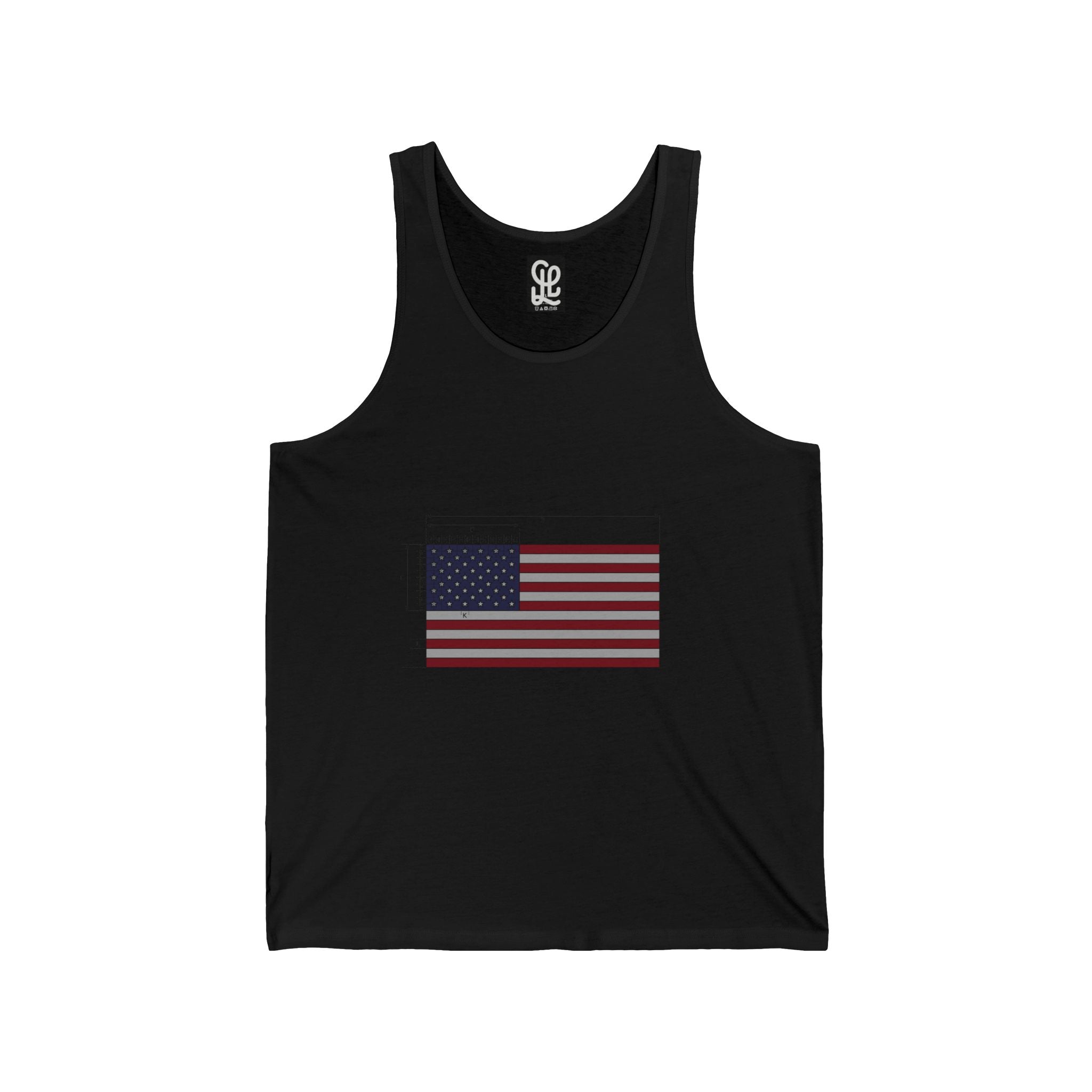 America 250 Retro Flag Tank Top — Patriotic USA 250th Anniversary Graphic Tank
