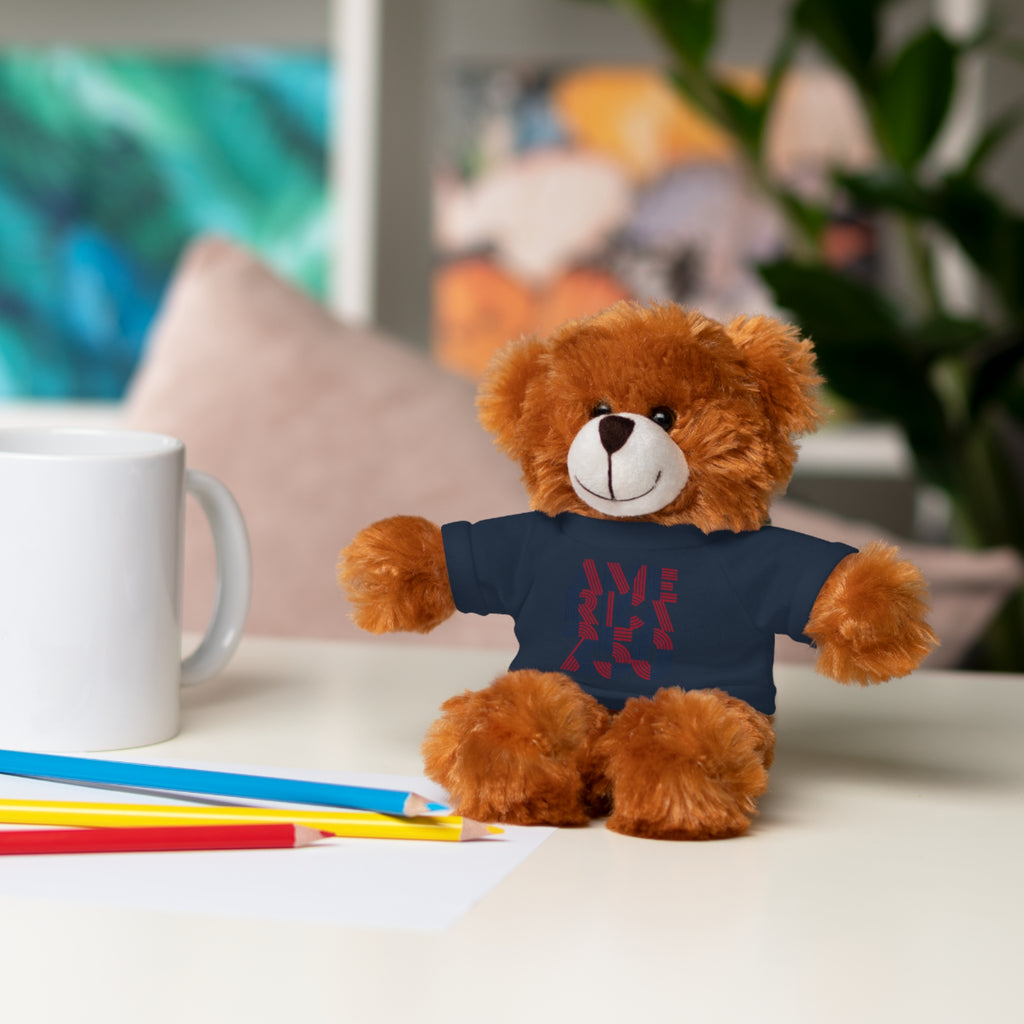 America 250 Teddy Bear plush | Patriotic stuffed animal with tee