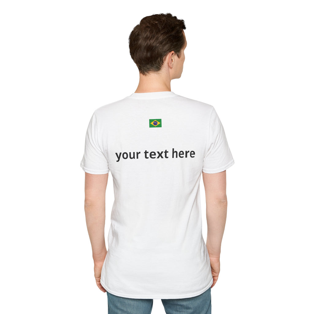 FIFA World Cup 2026 Hexacampeão Personalized Soccer T-Shirt — Brazilian Flag Football Fan Tee