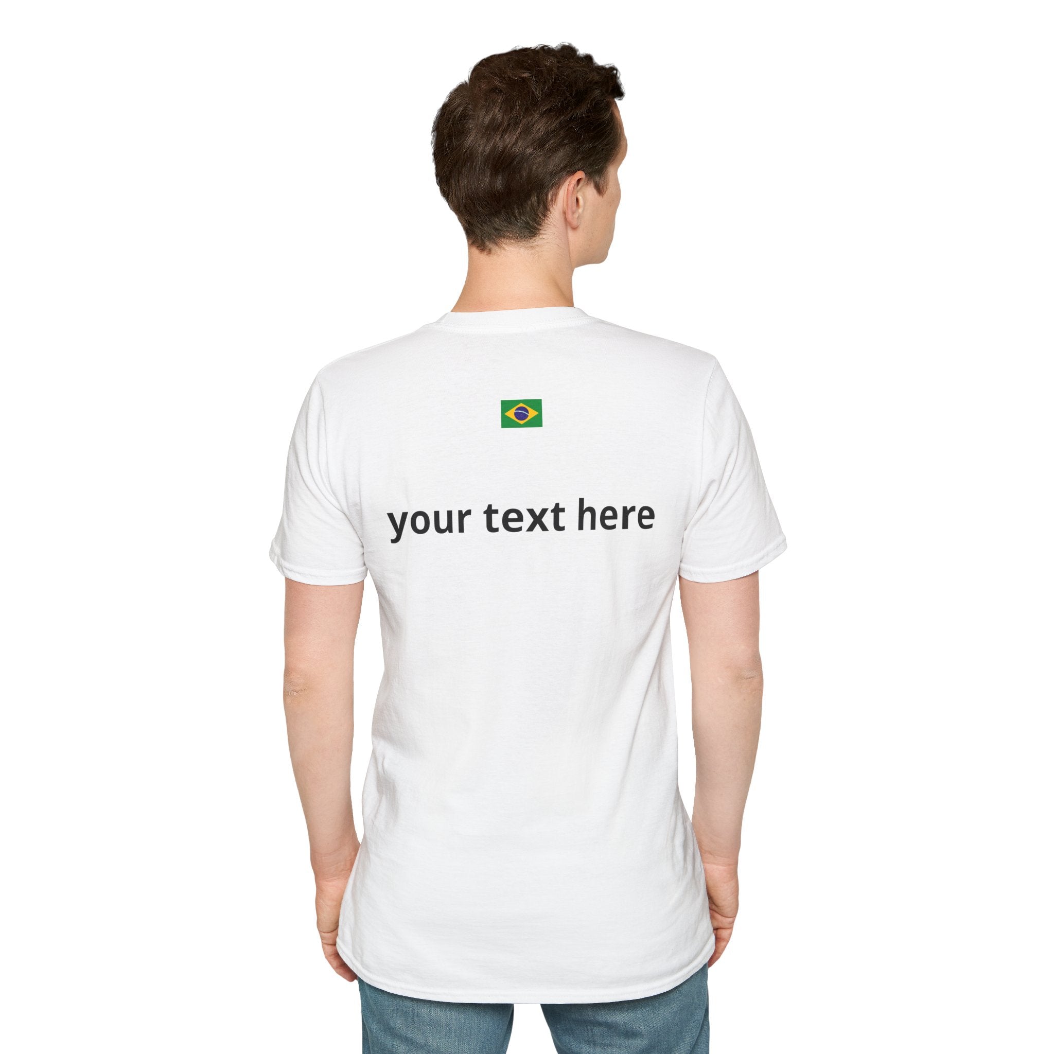 FIFA World Cup 2026 Hexacampeão Personalized Soccer T-Shirt — Brazilian Flag Football Fan Tee
