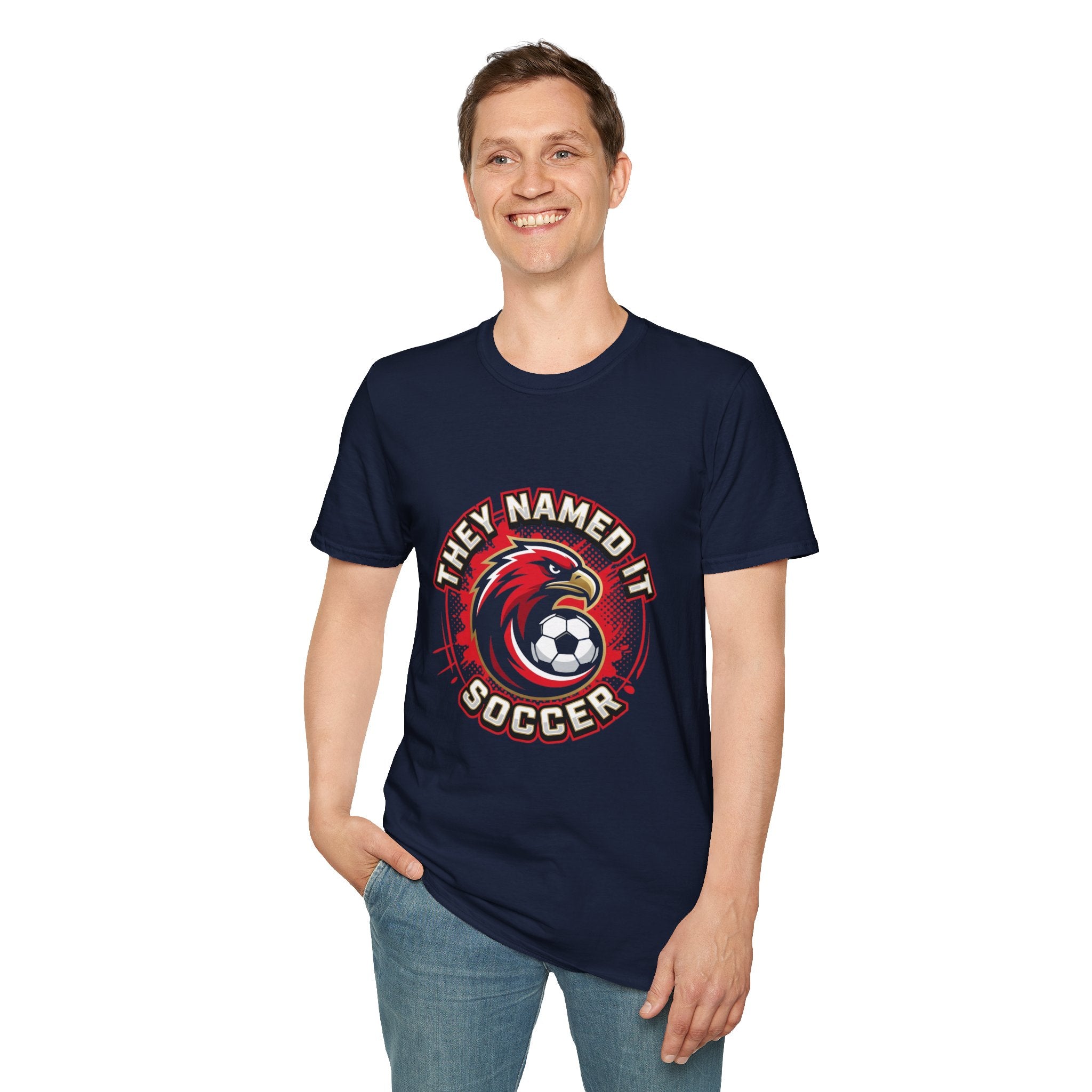 FIFA 2026 Soccer Eagle T-Shirt — "They Named It Soccer" Vintage Soccer Graphic Tee
