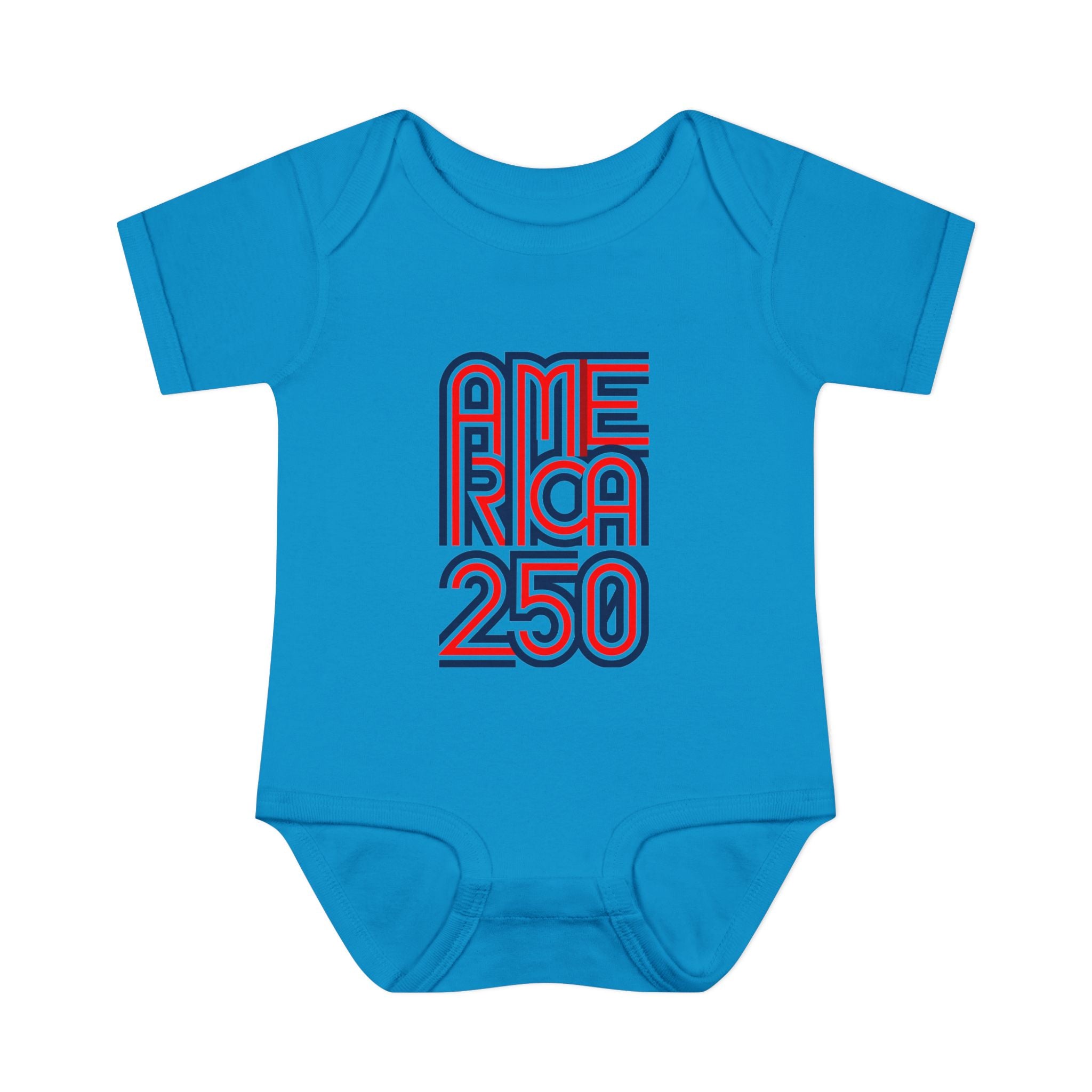 America 250 Personalized Infant Bodysuit | USA Flag