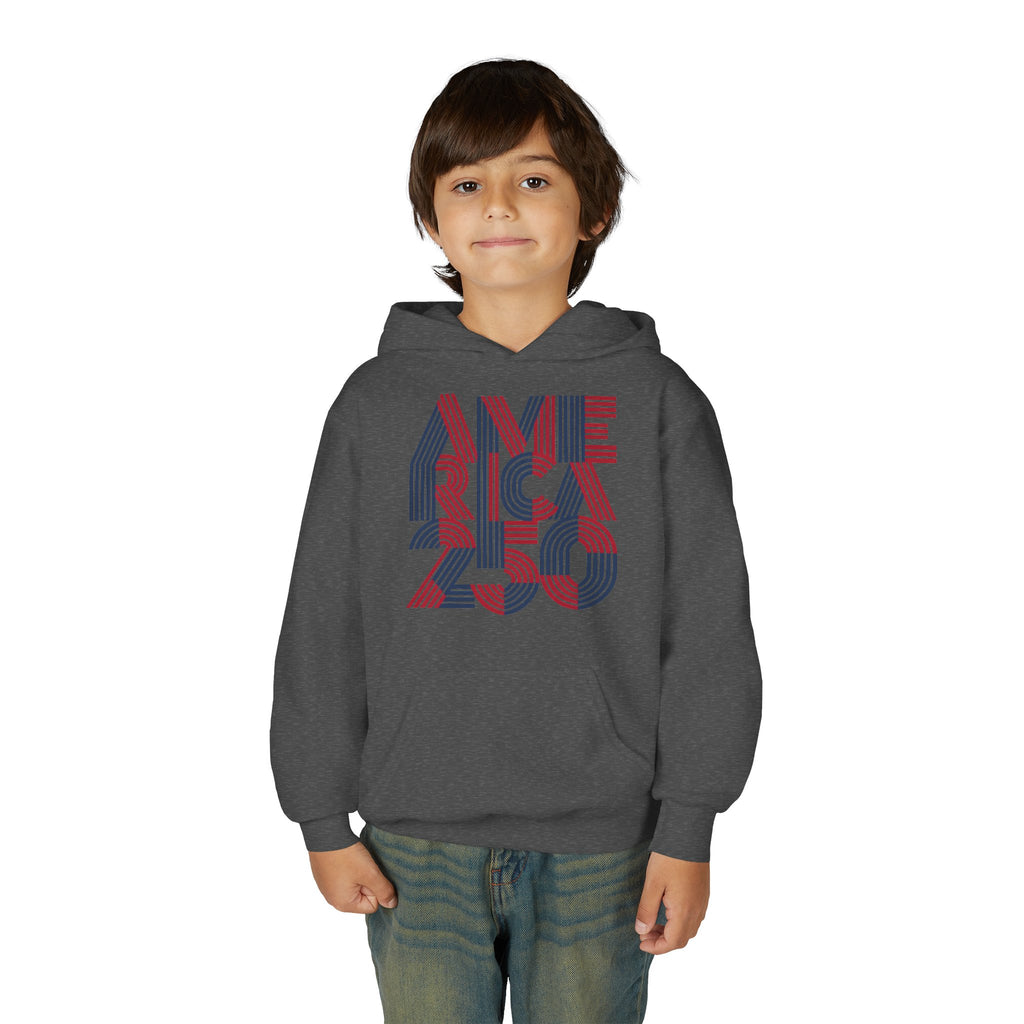 America 250 Hoodie | Patriotic Retro Typography, 250th Anniversary