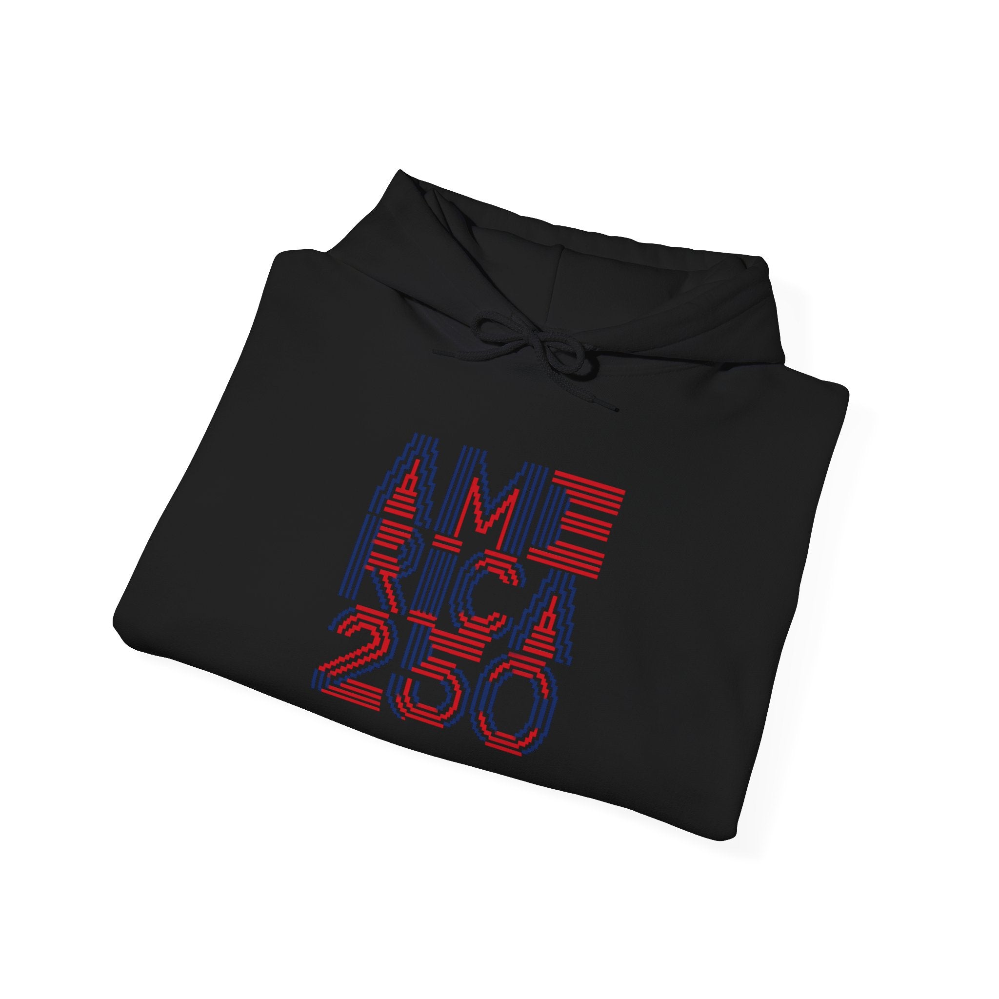 America 250 / USA 2026 Retro Stripe Hoodie — Patriotic 4th of July Anniversary Sweatshirt