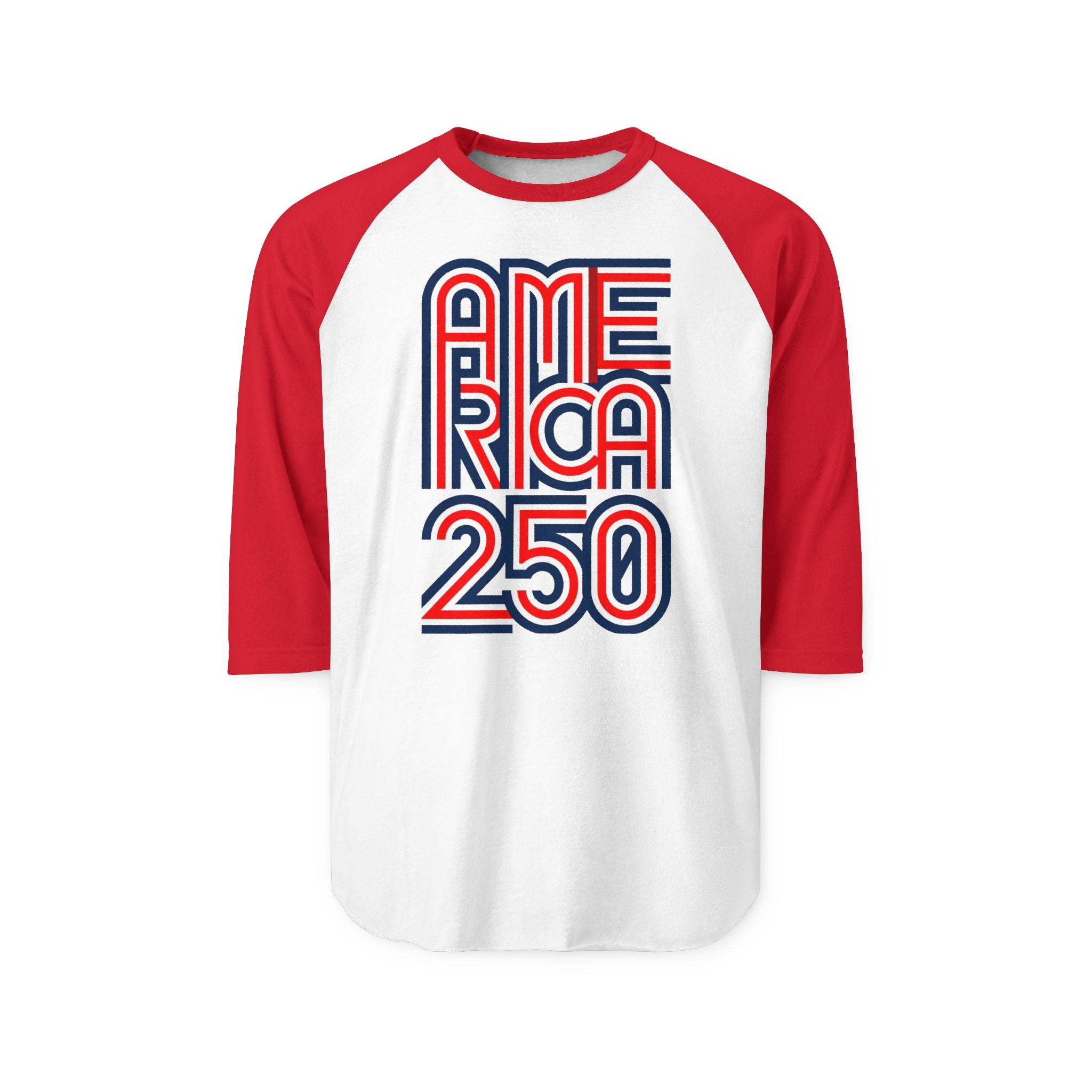 Unisex Three-Quarter Sleeve Raglan Shirt