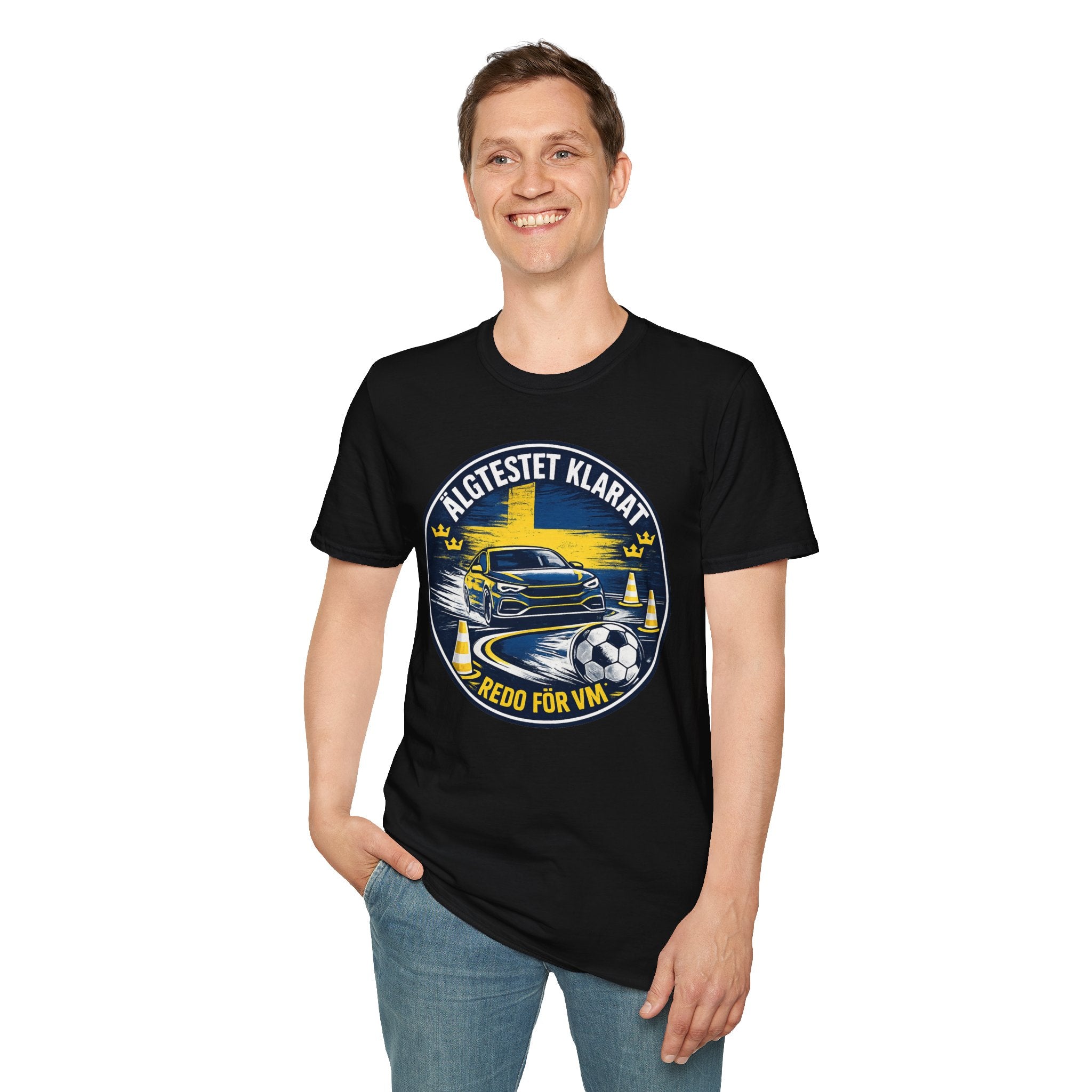 fifa-world-cup-2026-t-shirt-algtestet-klarat-ready-for-vm-swedish-car-driver-tee - Retro Football Apparel oryggy