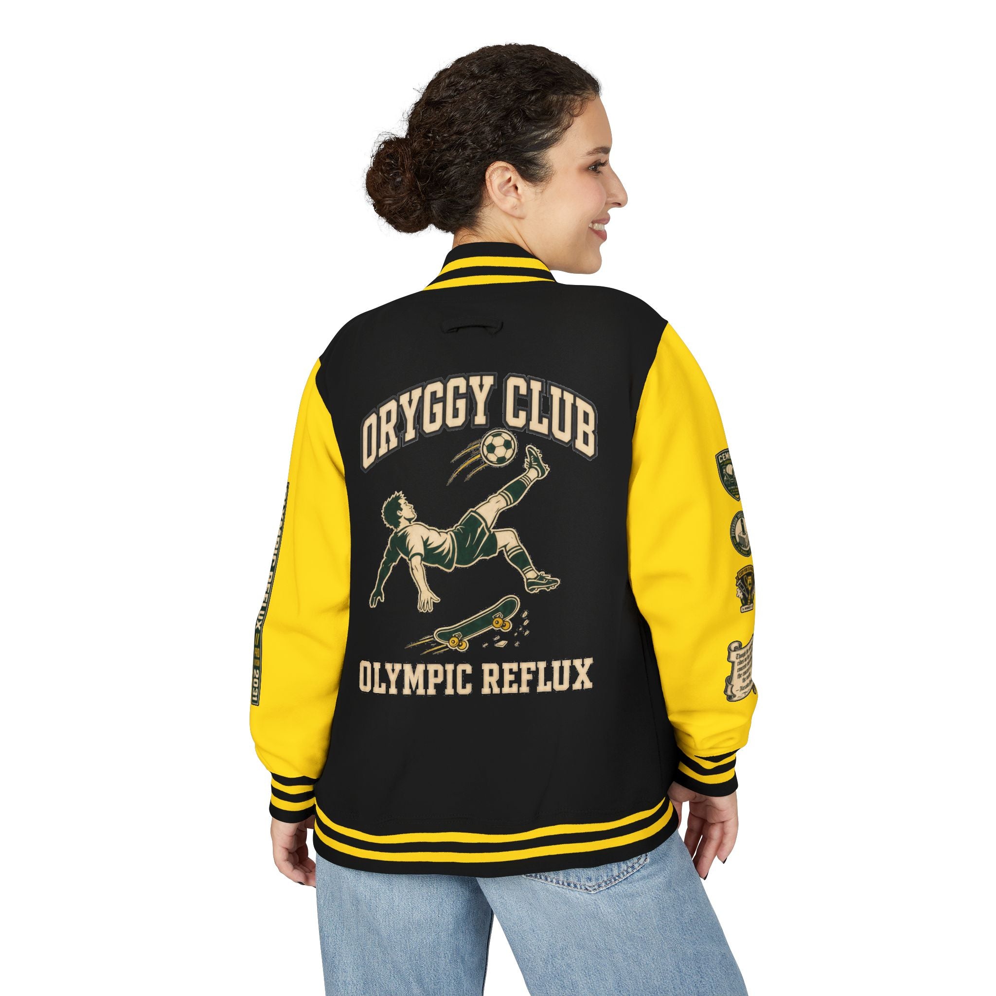 OR Olympic Reflux Varsity Jacket — Alexander Peterson "The Concrete is Master" Edition