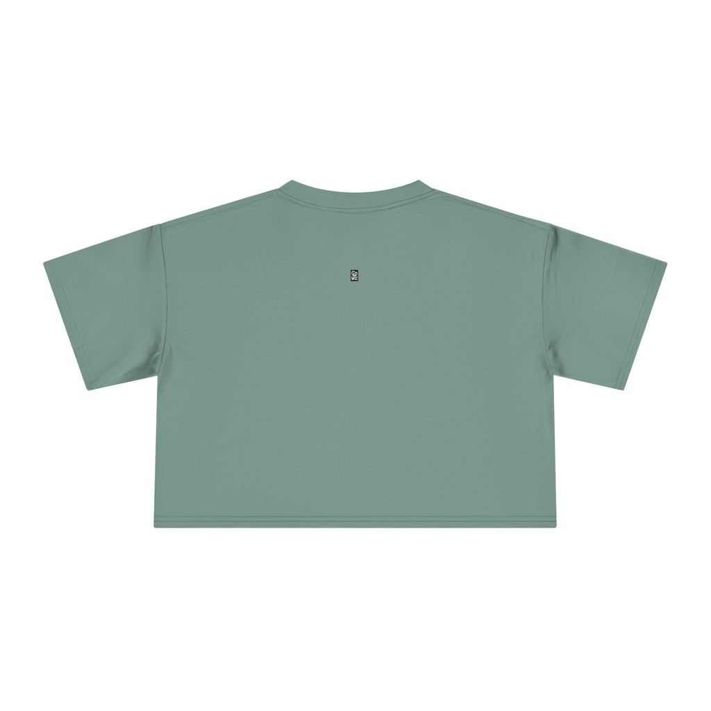 America 250 Crop Tee — Patriotic 3D Red & Blue Graphic