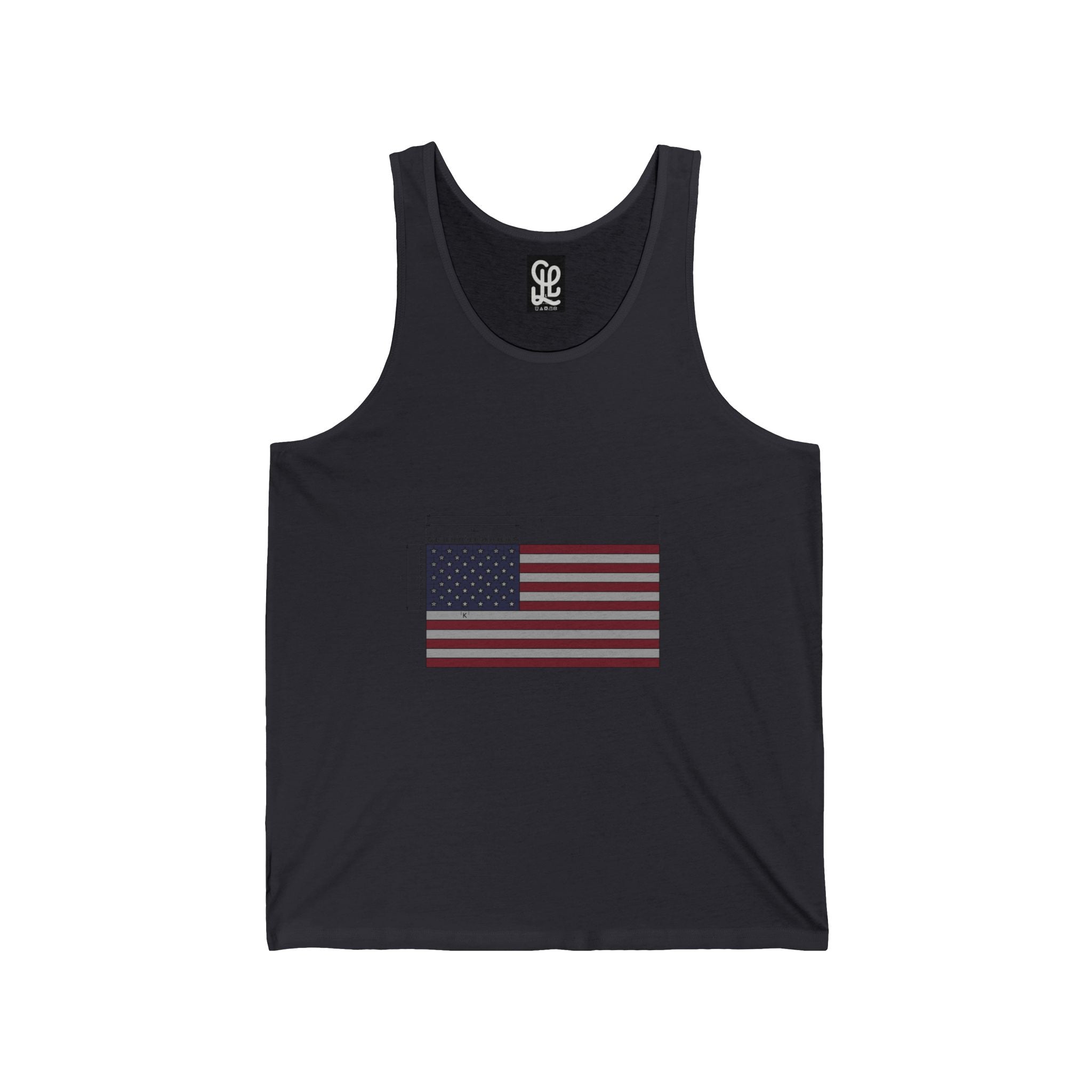 America 250 Retro Flag Tank Top — Patriotic USA 250th Anniversary Graphic Tank