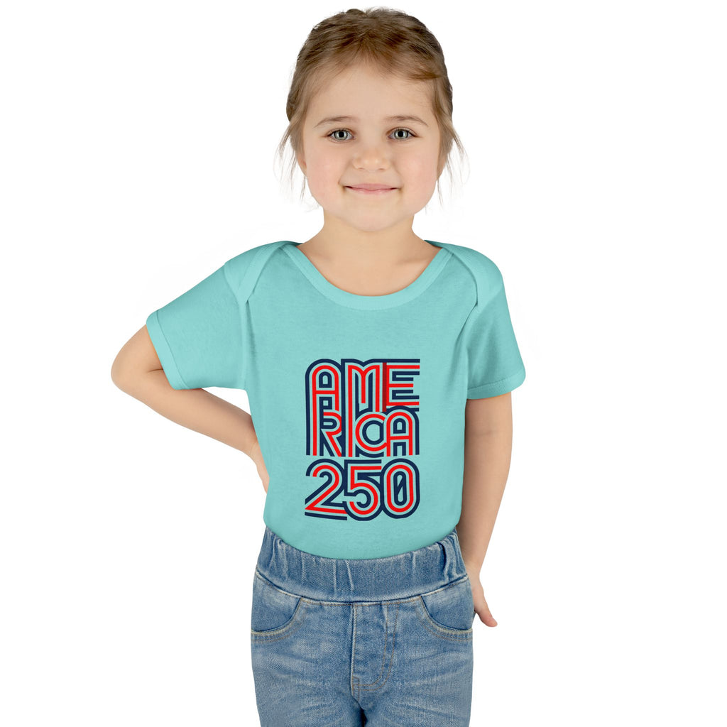 America 250 Infant Bodysuit | USA Flag