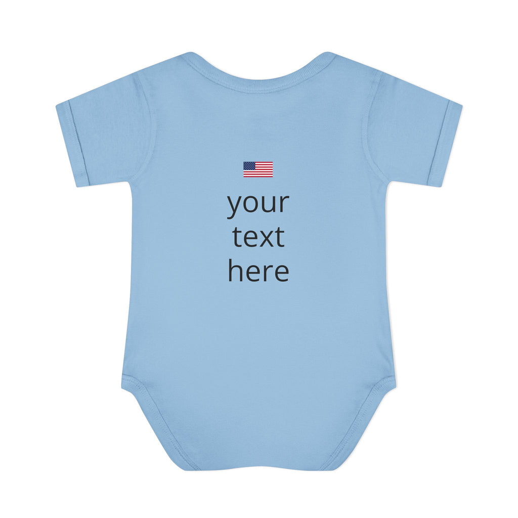 America 250 Personalized Infant Bodysuit | USA Flag