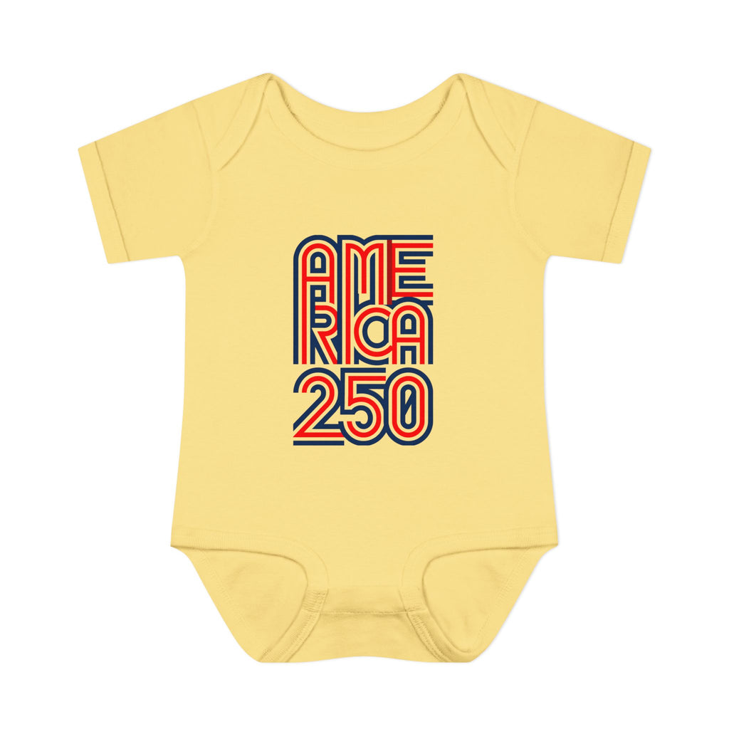America 250 Personalized Infant Bodysuit | USA Flag