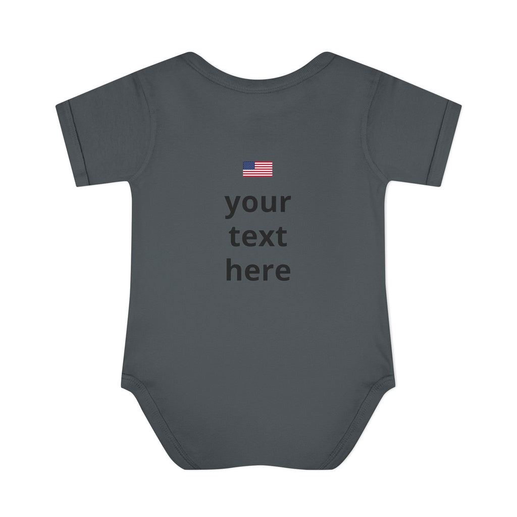 America 250 Personalized Infant Bodysuit | USA Flag
