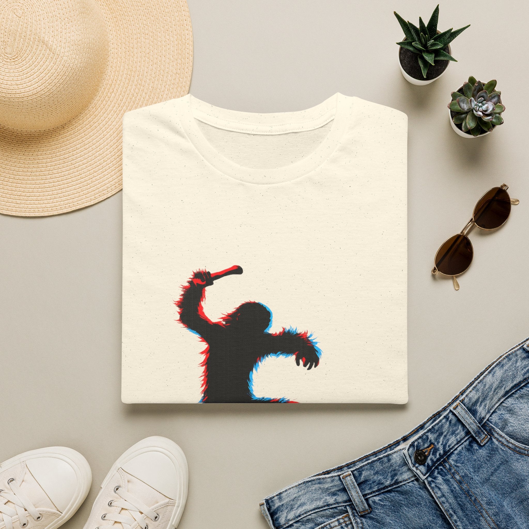 oryggy Originals Summer line Graphic T-Shirt — Glitch Silhouette Tee