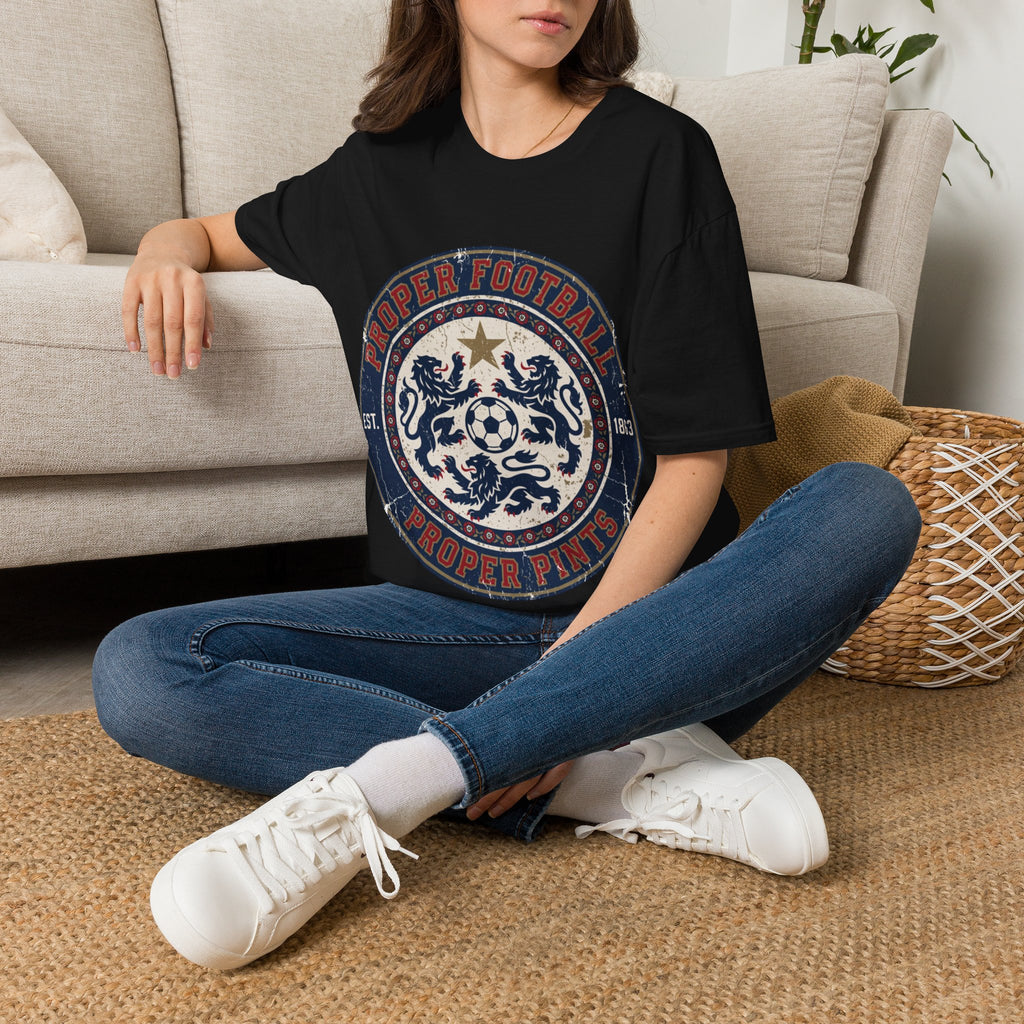 FIFA World Cup 2026 T-Shirt — oryggy "Proper Football" Vintage Crest Tee