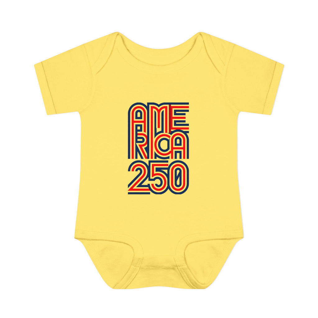 America 250 Personalized Infant Bodysuit | USA Flag