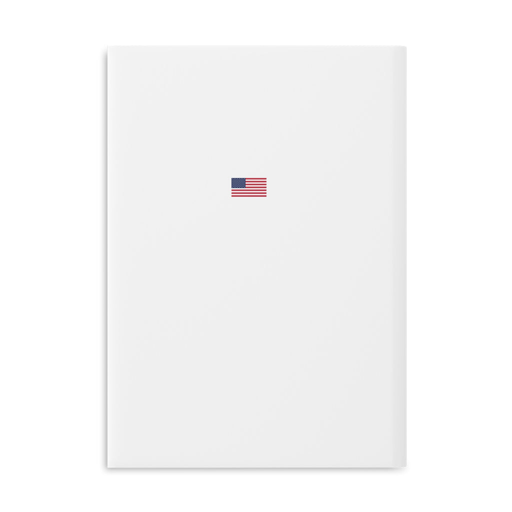America 250 Hardcover Notebook | Patriotic USA Flag Journal