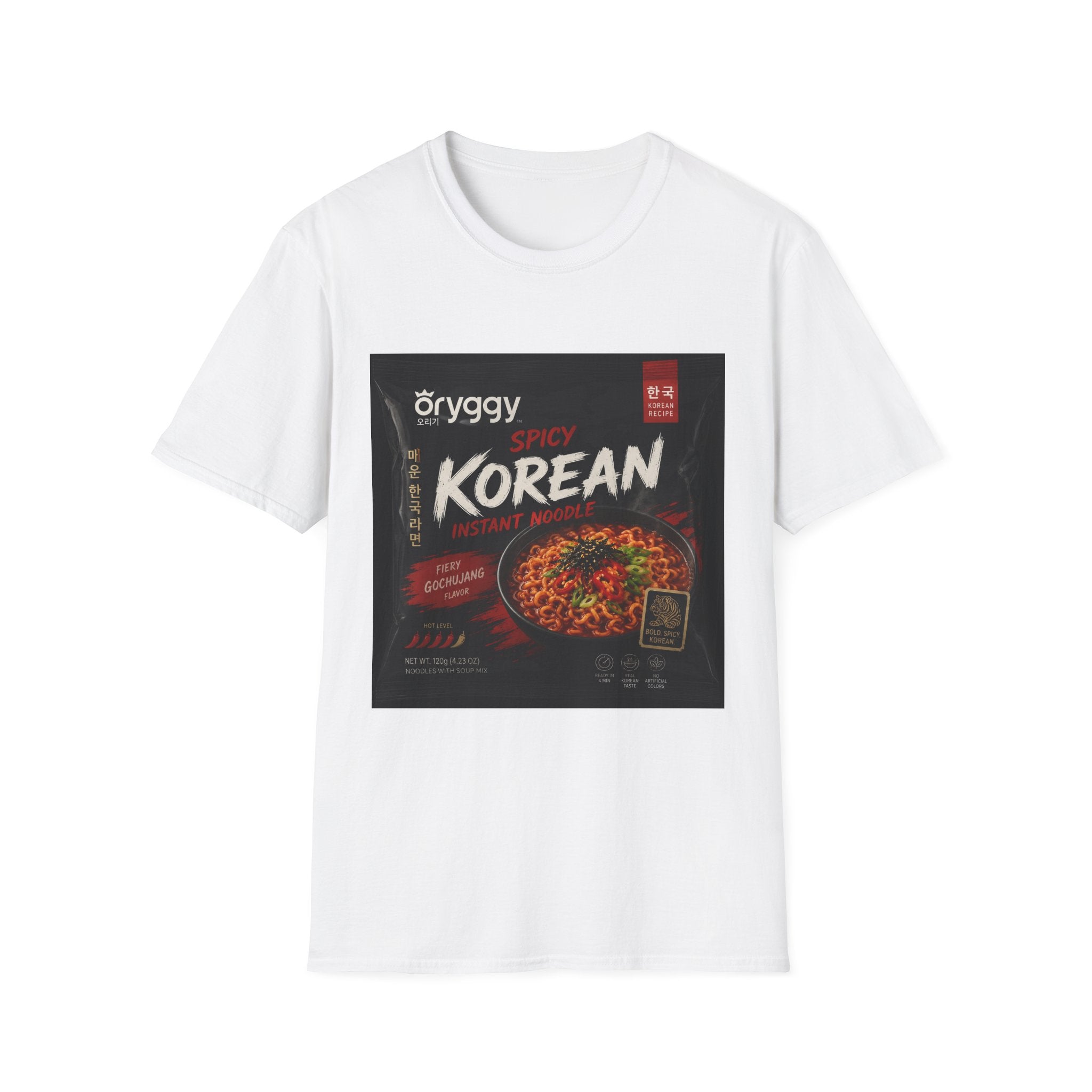 oryggy Originals Summer line Korean Spicy Instant Noodle T-Shirt