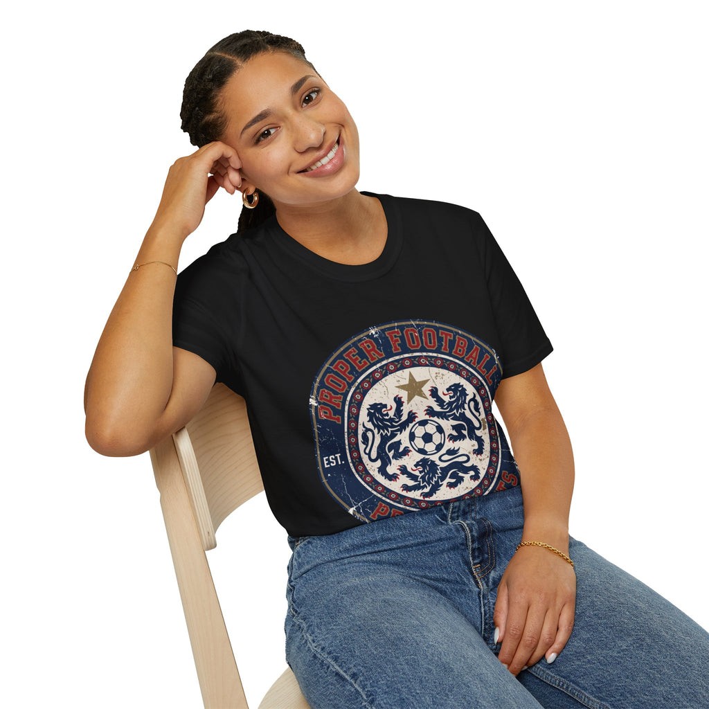 FIFA World Cup 2026 Proper Football Soccer Graphic Tee — oryggy Vintage Crest Shirt
