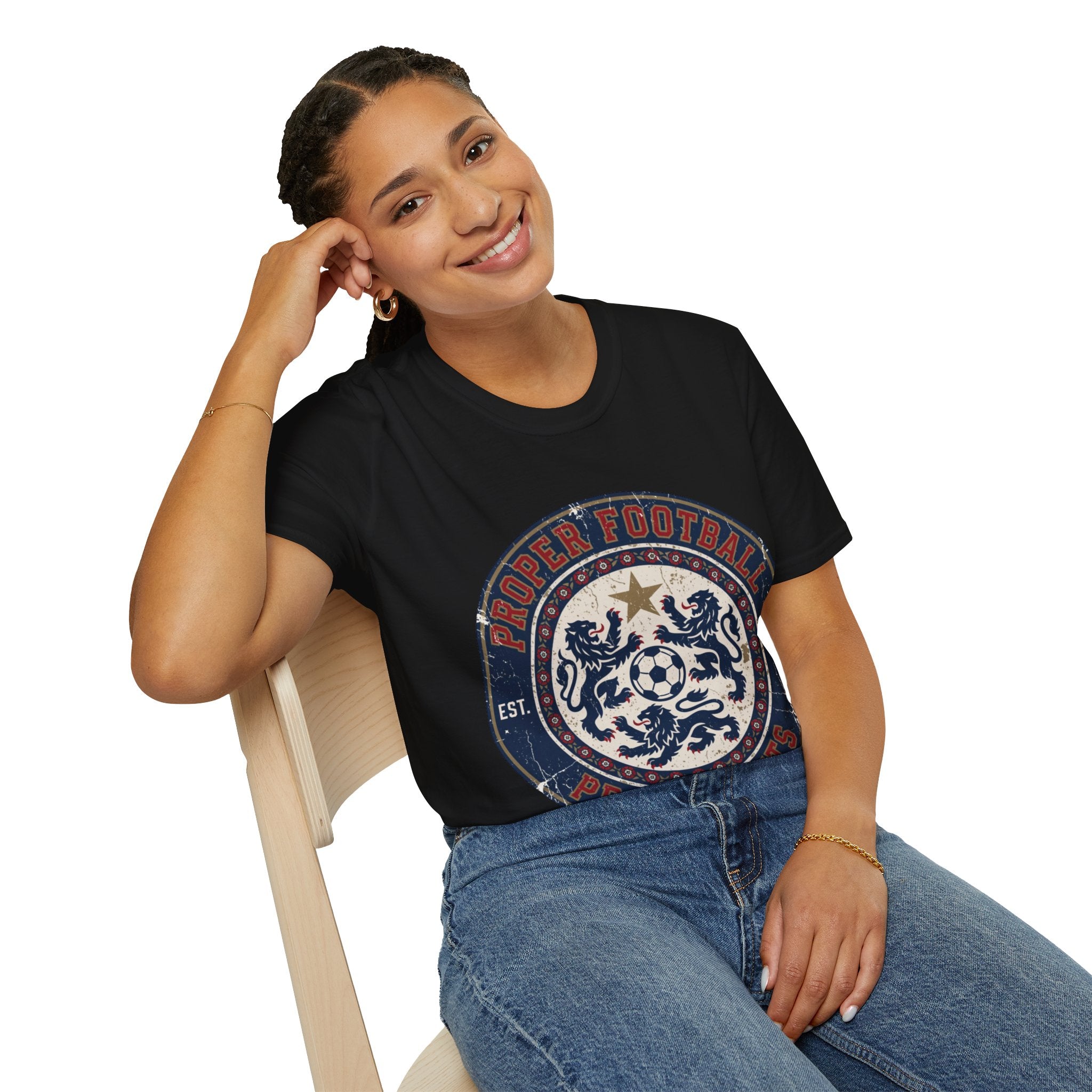 FIFA World Cup 2026 Proper Football Soccer Graphic Tee — oryggy Vintage Crest Shirt