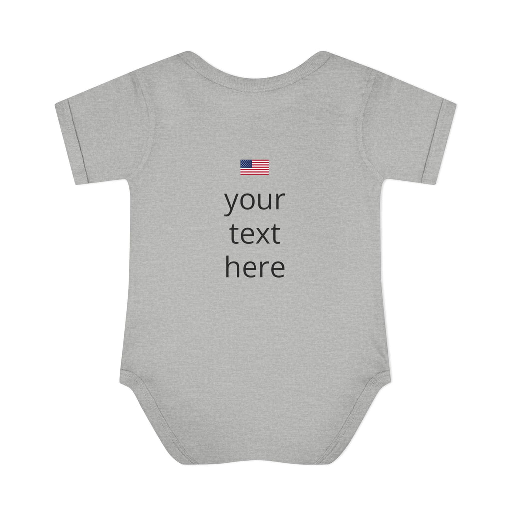 America 250 Personalized Infant Bodysuit | USA Flag