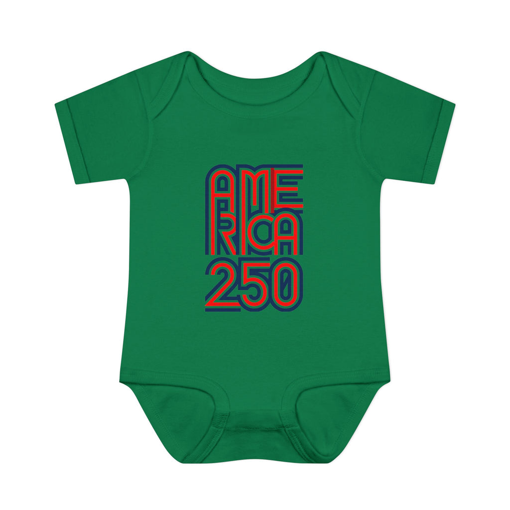 America 250 Personalized Infant Bodysuit | USA Flag
