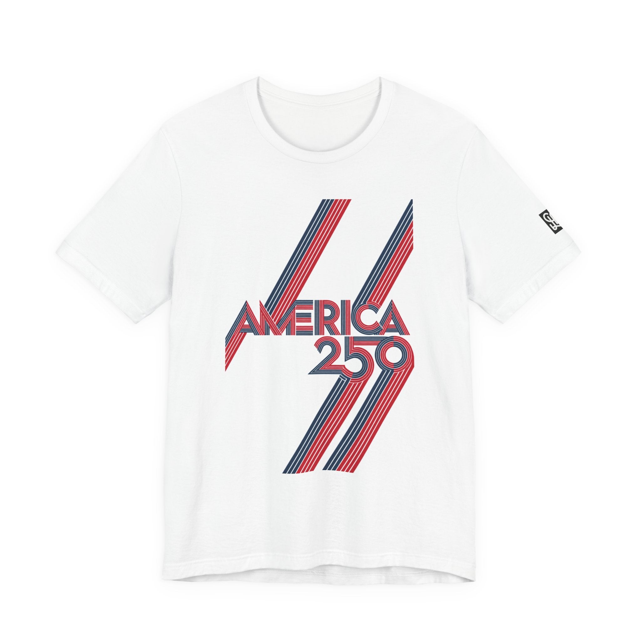 America 250 Retro Stripes Tee