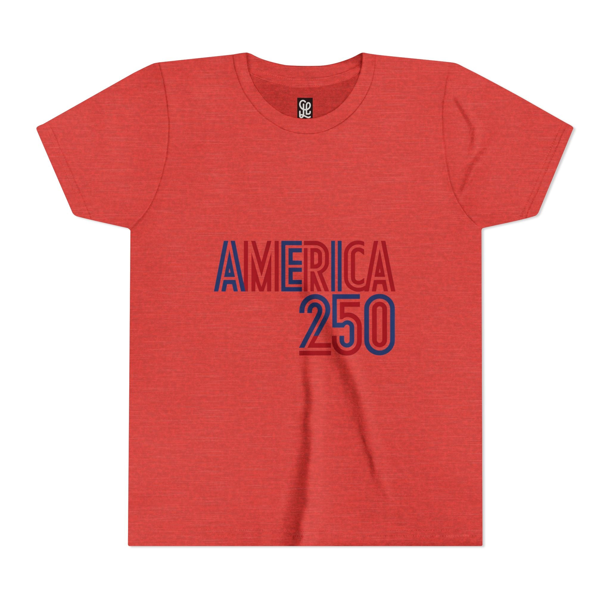 America 250 Youth Tee | Patriotic USA Flag Independence Day