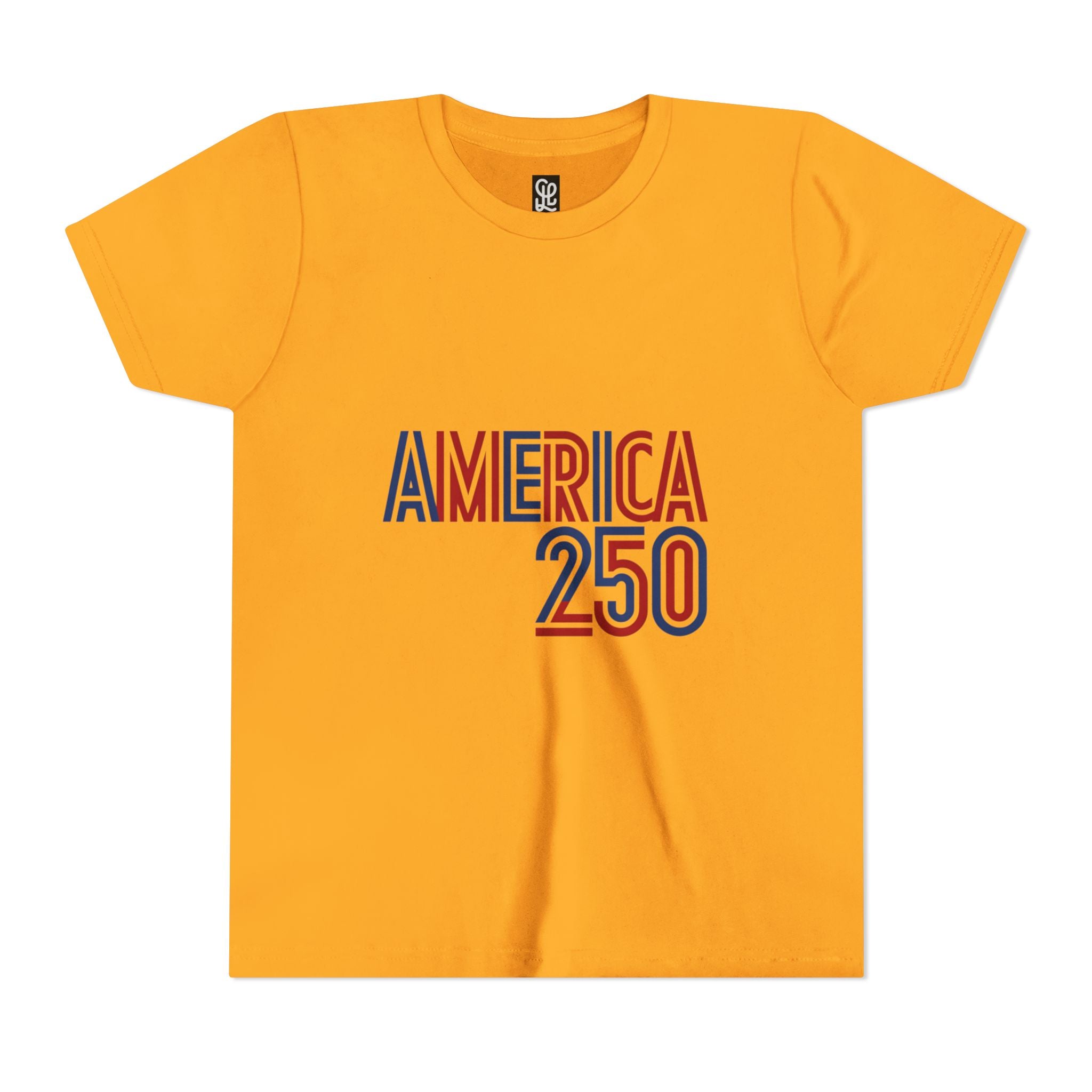 America 250 Youth Tee | Patriotic USA Flag Independence Day