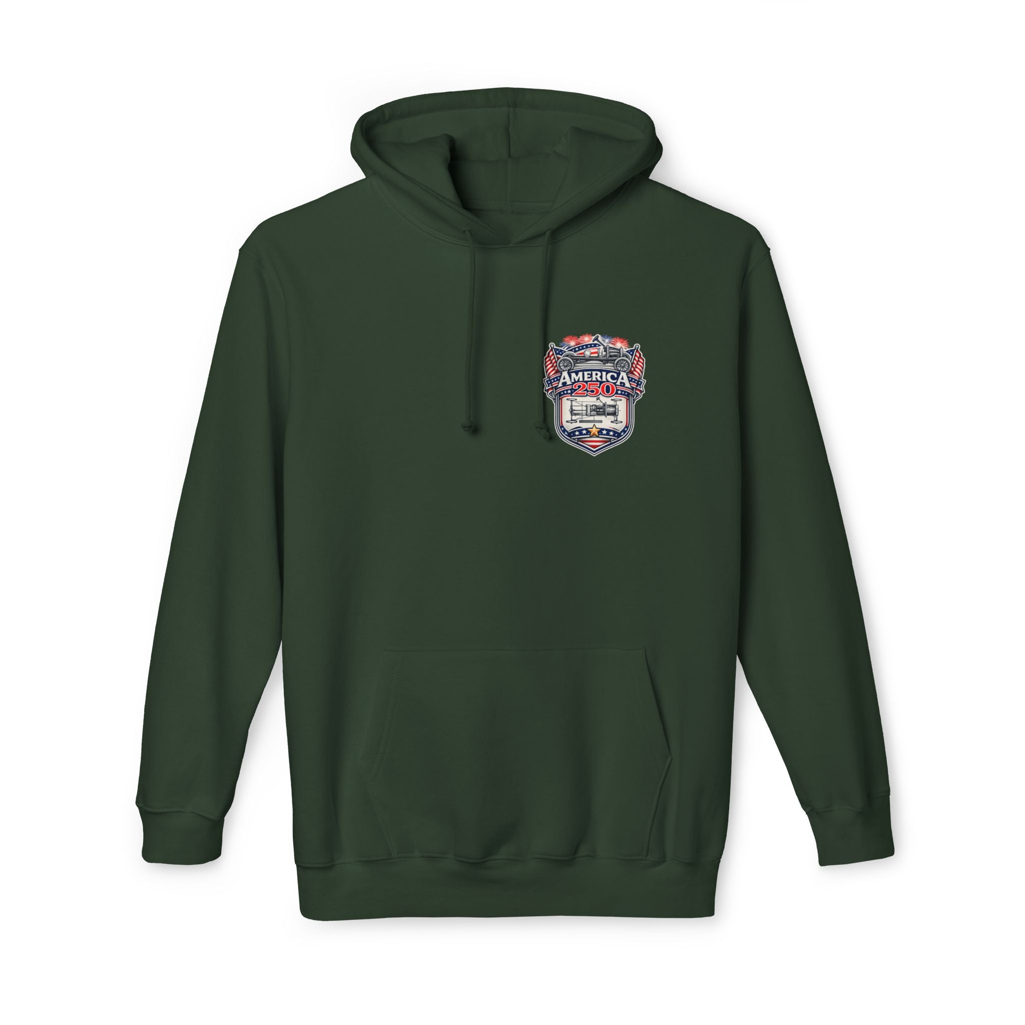 America 250 Patriotic USA Anniversary Hoodie —  Made in USA