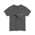 oryggy Originals Summer line Tied Silhouette Tee — Neon Sci‑Fi Astronaut Graphic T-Shirt