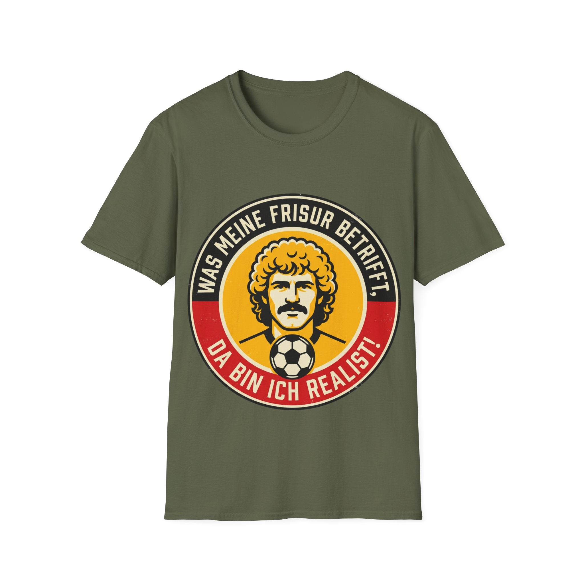 Was meine Frisur betrifft T‑Shirt – Vintage Fußballer Design